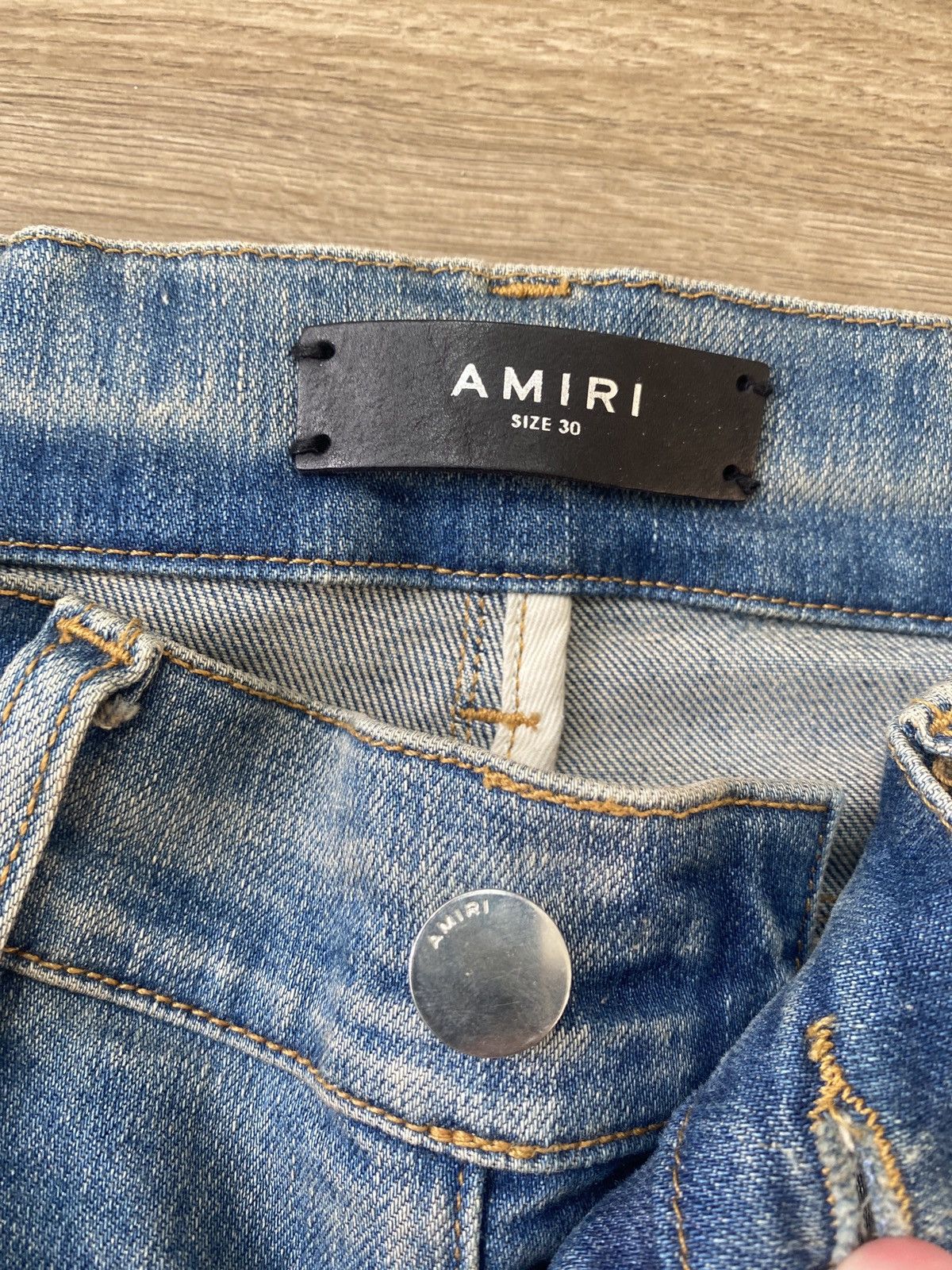 Amiri Rare patchwork sashiko stitched amiri jeans Size US 30 / EU 46 - 3 Thumbnail