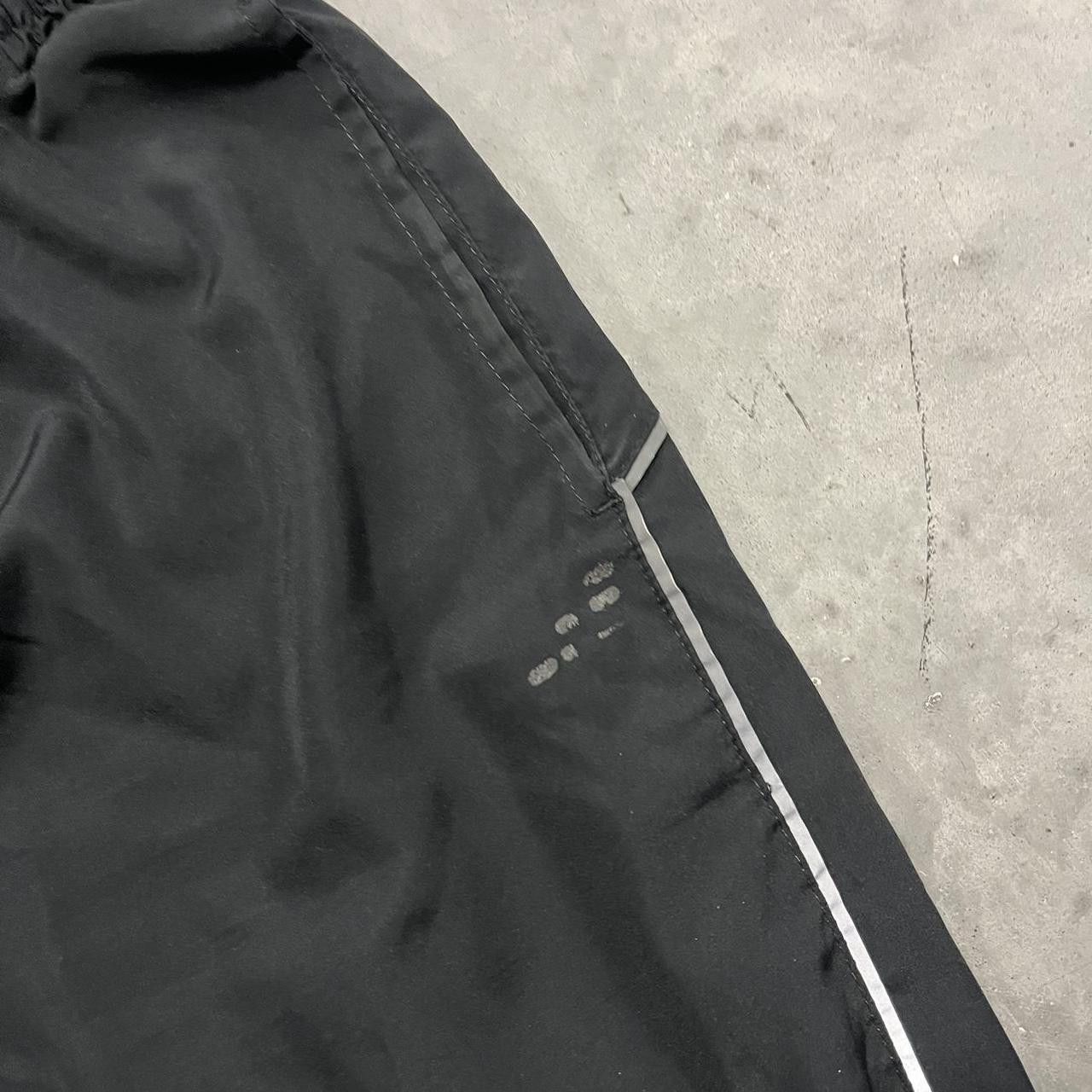 Japanese Brand × Vintage Vintage Y2K/2000s Black Striped Drill Essential Track Pants! Size US 32 / EU 48 - 7 Thumbnail