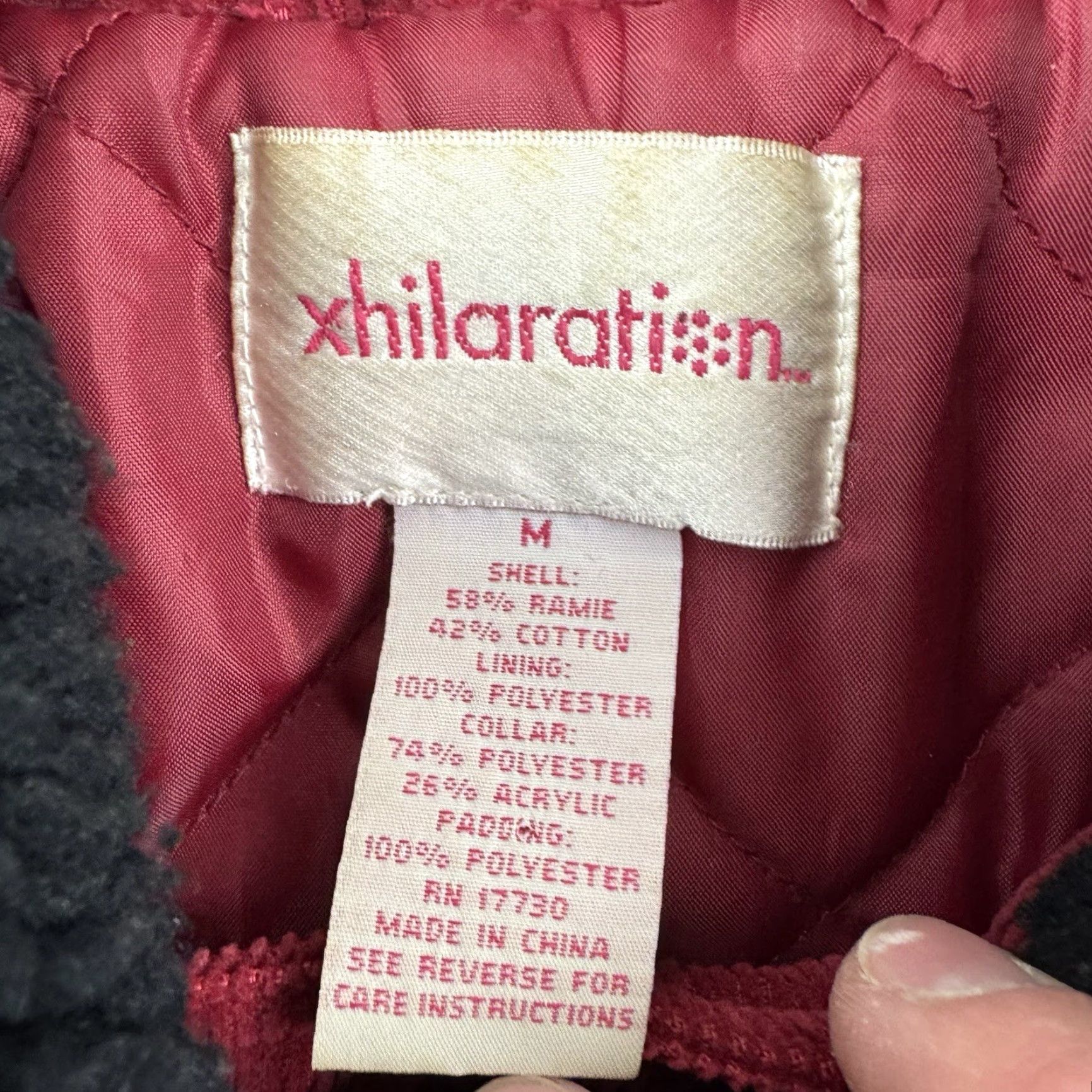 Vintage VINTAGE Xhilaration Corduroy Jacket Womens M Button Up Hipster Red 90s Mens Womens Size M / US 6-8 / IT 42-44 - 2 Thumbnail