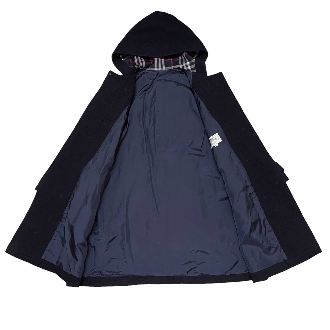 Burberry Vintage Burberry Nova Check Wool Duffle Hooded Coat Size US M / EU 48-50 / 2 - 5 Thumbnail