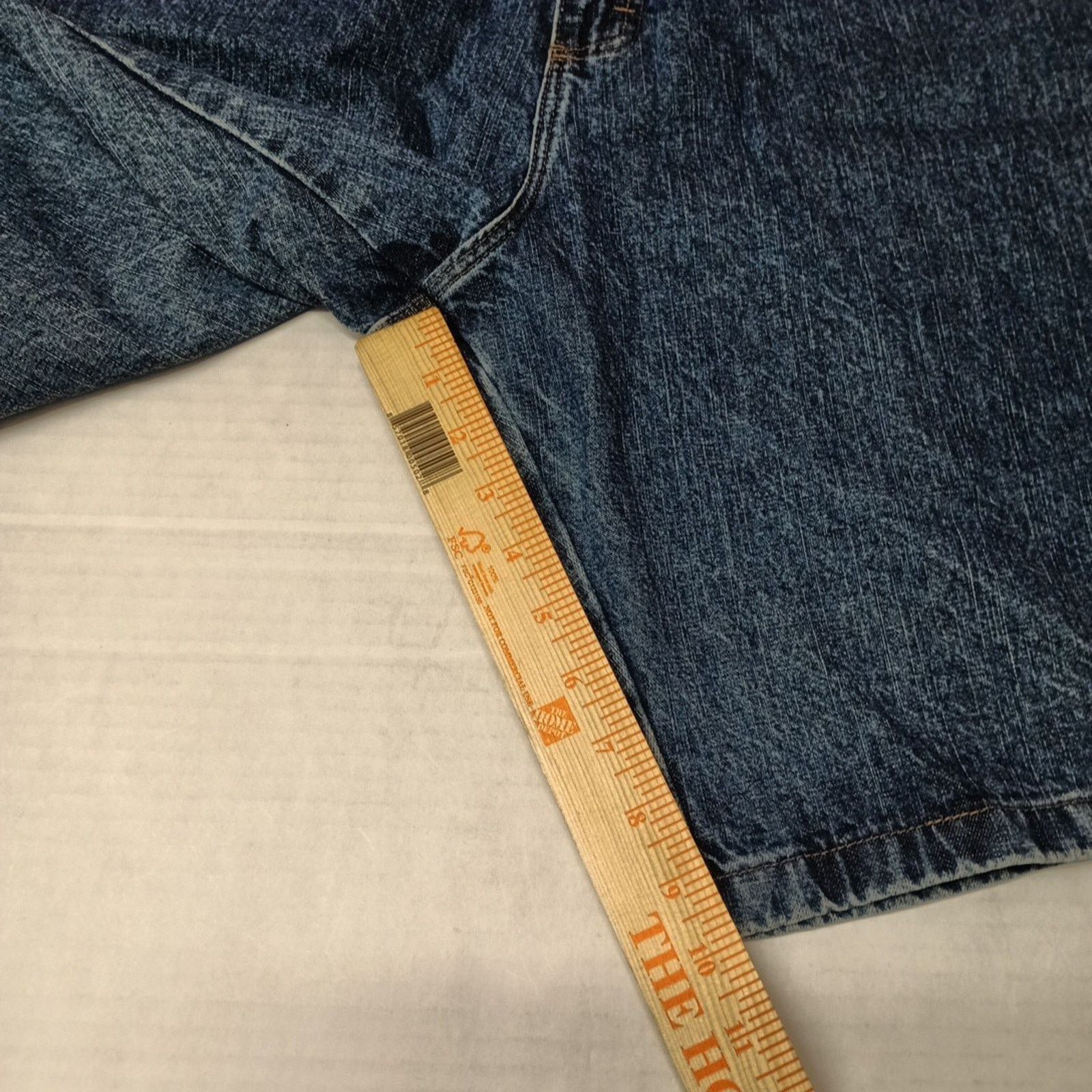 Wrangler Wrangler Carpenter Flex Denim Shorts Mens 40 Blue 10" Inseam Size US 40 / EU 56 - 2 Thumbnail