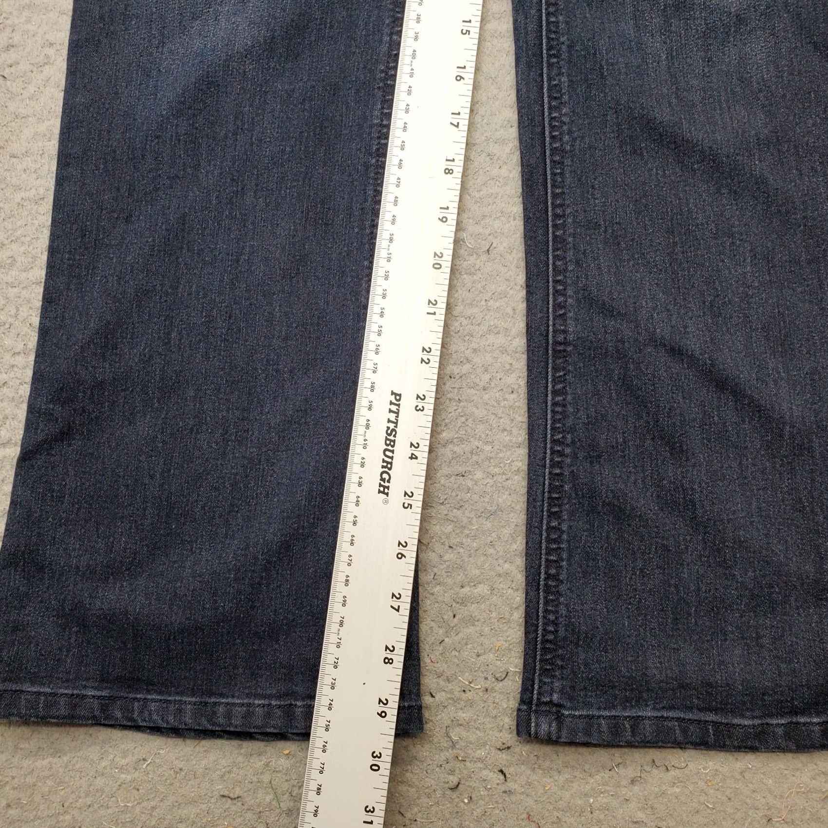 Vintage Wit & Wisdom Jeans Womens 10 Bootcut Blue Denim Slim Fit L157BBEA Size 32" / US 10 / IT 46 - 4 Thumbnail