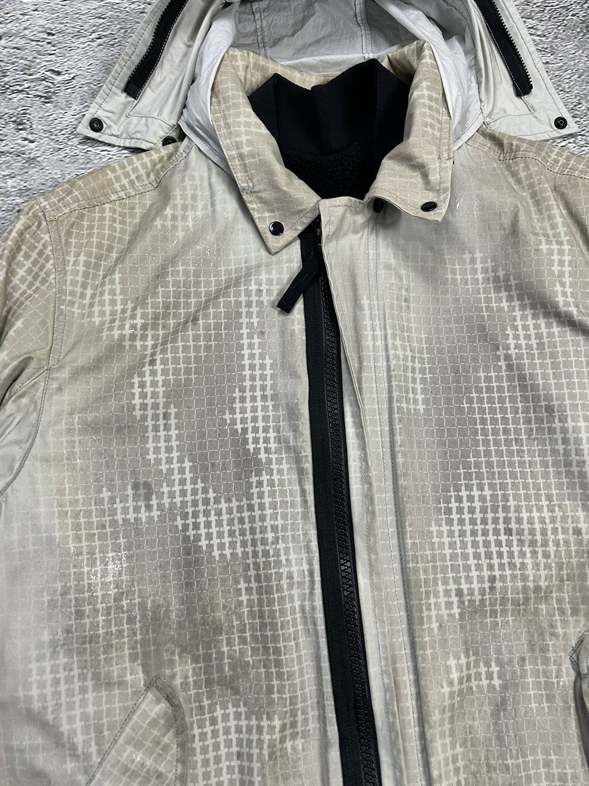 Stone Island Stone Island Ice Jacket SI Check Grid Camo A/W 2017 Size US M / EU 48-50 / 2 - 4 Thumbnail