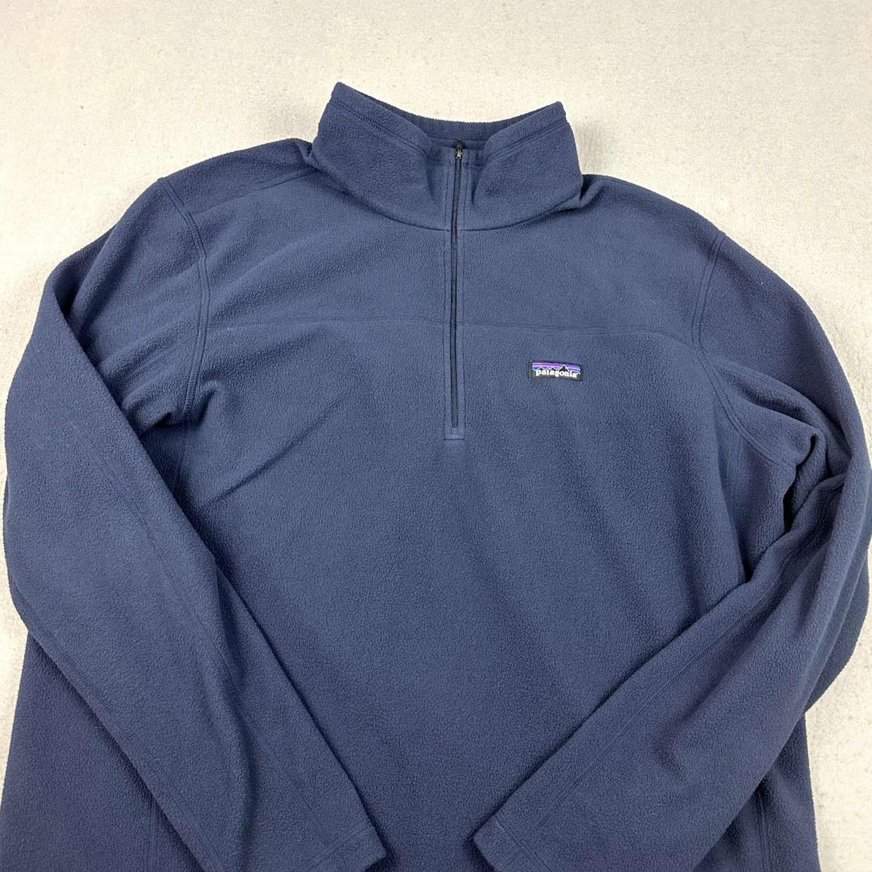 Patagonia Patagonia Jacket Men 2XL Blue Solid Fleece 1/4 Zip Pullover Hiking Outdoor XXL Jacket Size US XXL / EU 58 / 5 - 2 Thumbnail