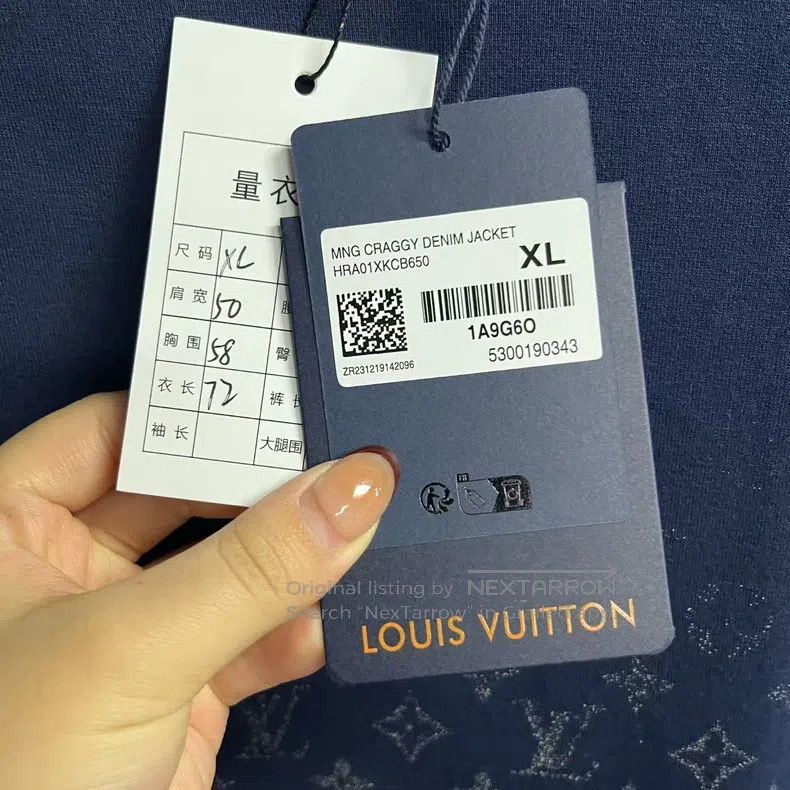 Louis Vuitton Louis Vuitton Blue round collar gradient full print short Size US XL / EU 56 / 4 - 4 Thumbnail