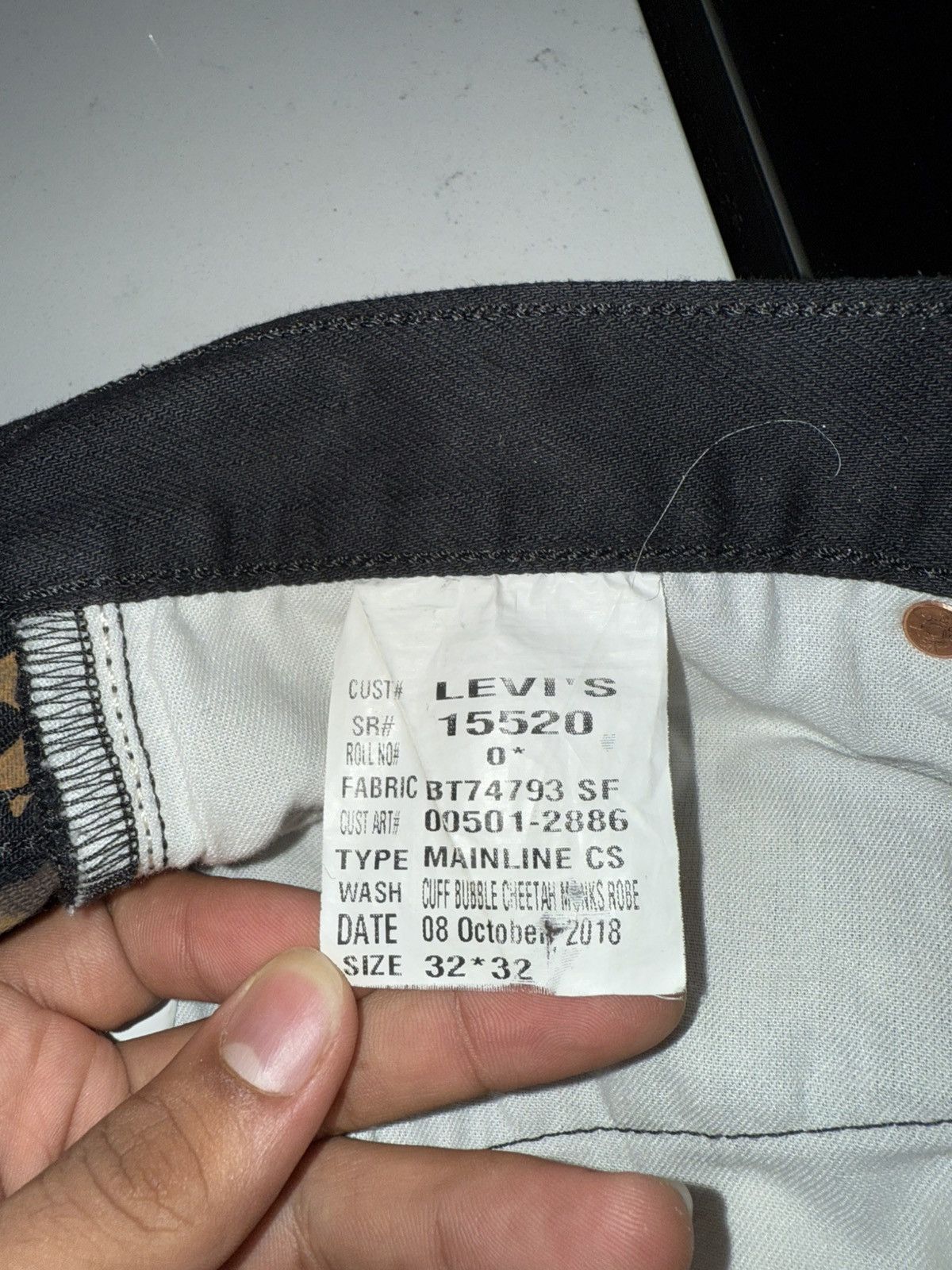 Levi's Levi’s 501 Sample Jeans – Rare Cheetah Print “Not For Sale” Size US 32 / EU 48 - 6 Thumbnail