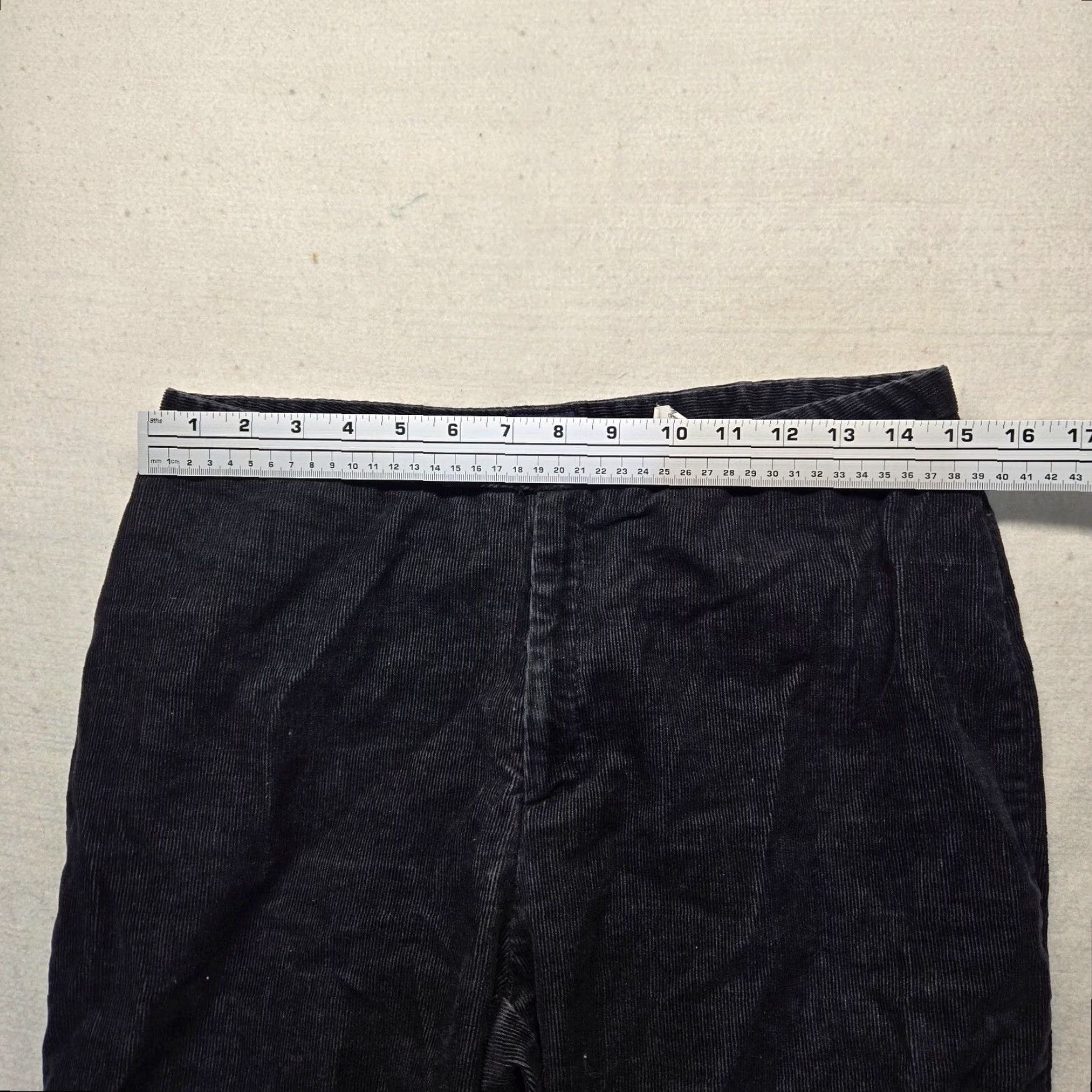 Dockers Dockers Womens Solid Black High Rise Flat Front Khakis Pants Size 10 Extra Large Size 32" / US 10 / IT 46 - 5 Thumbnail