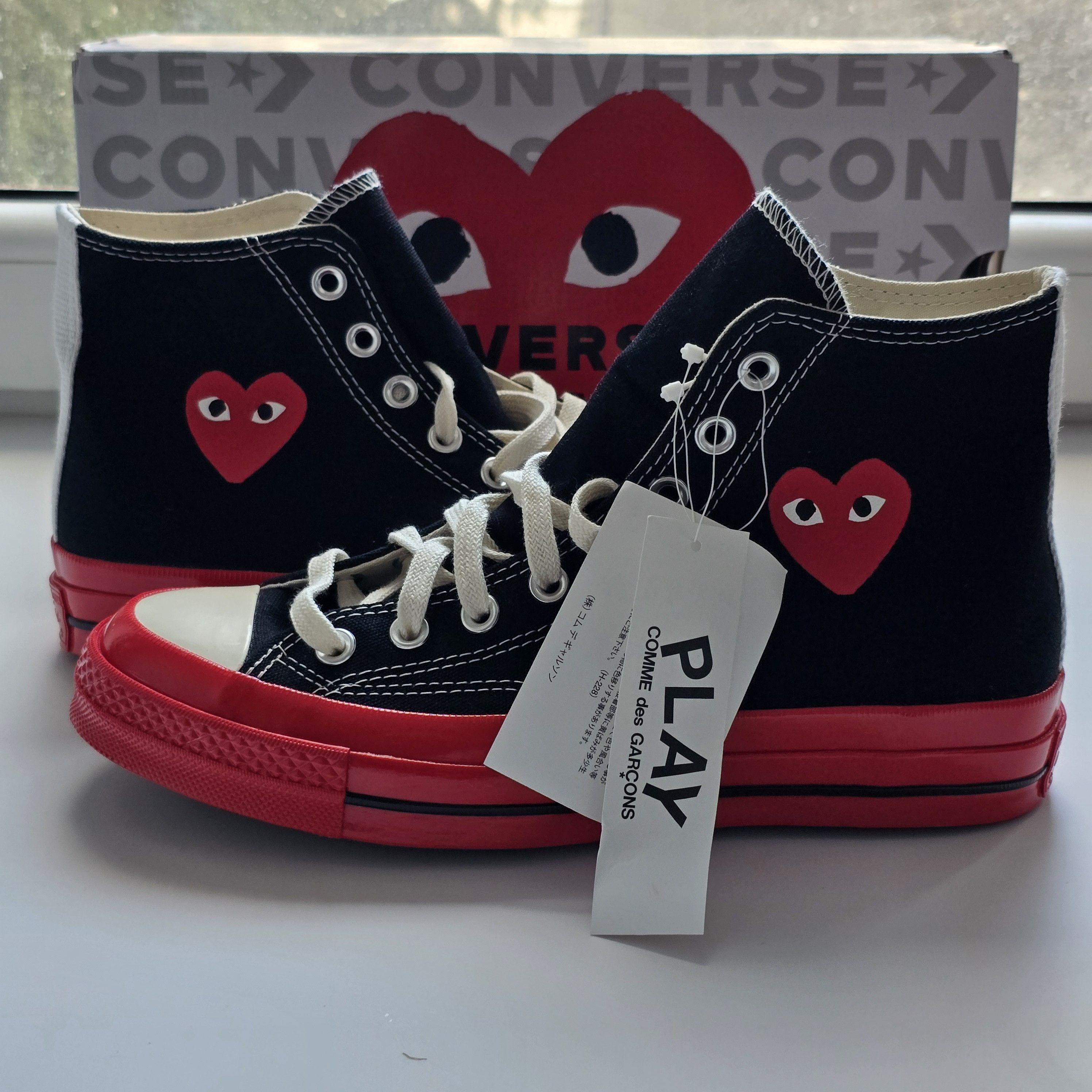 Comme des Garcons PLAY × Converse Converse Chuck 70 x Comme des Garçons PLAY Size US 9.5 / IT 39.5 - 5 Thumbnail