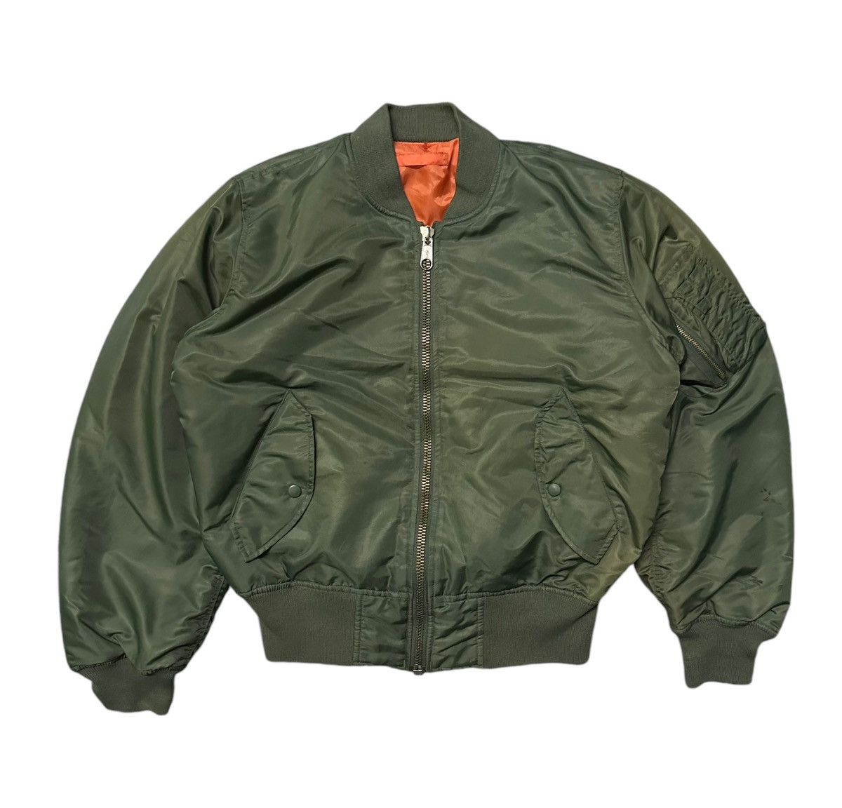 Other US air force type ma-1 reversible bomber jacket Size US M / EU 48-50 / 2 - 2 Thumbnail