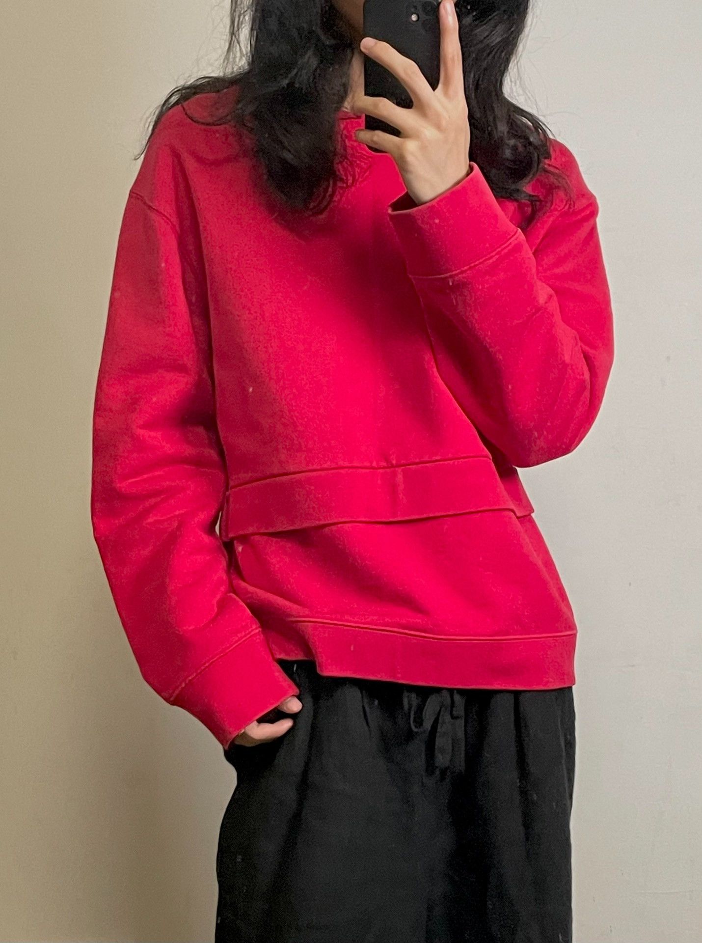 Raf Simons Raf Simons Dual Hem Sweatshirt Size M / US 6-8 / IT 42-44 - 1 Thumbnail