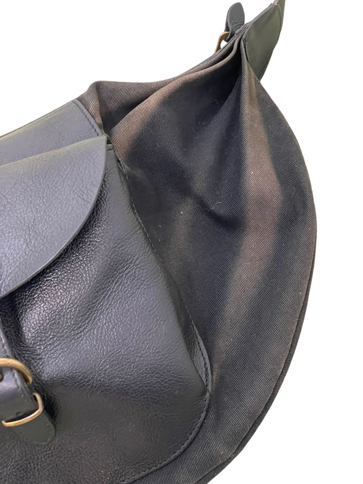 Il Bisonte Cross Body Bag IL Bisonte Sun Faded Leather/Cotton Bag 1🟩 Size ONE SIZE - 9 Thumbnail