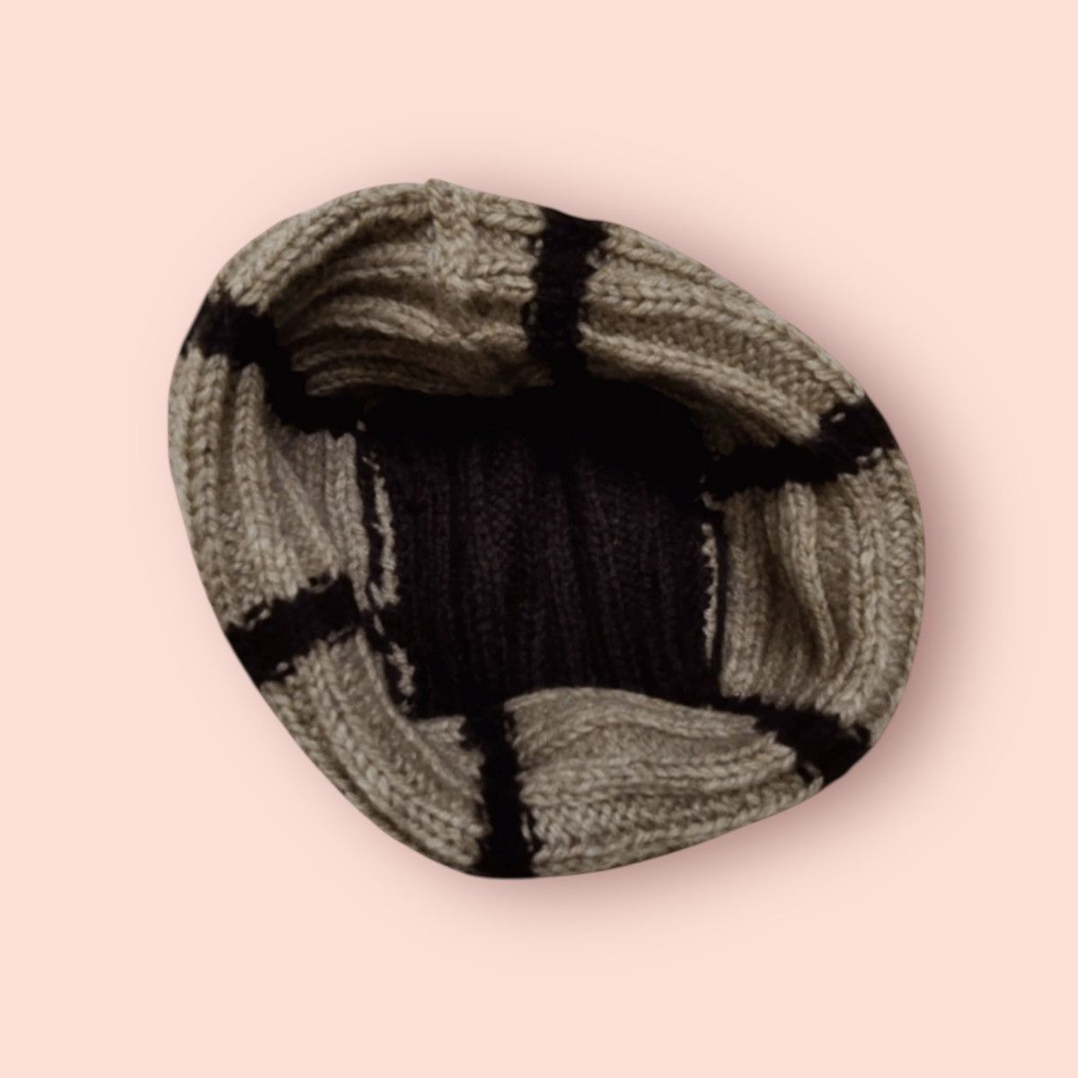 Japanese Brand VERSATILE ROLLED KNITTED WOOL BEANIE HAT Size ONE SIZE - 18 Thumbnail