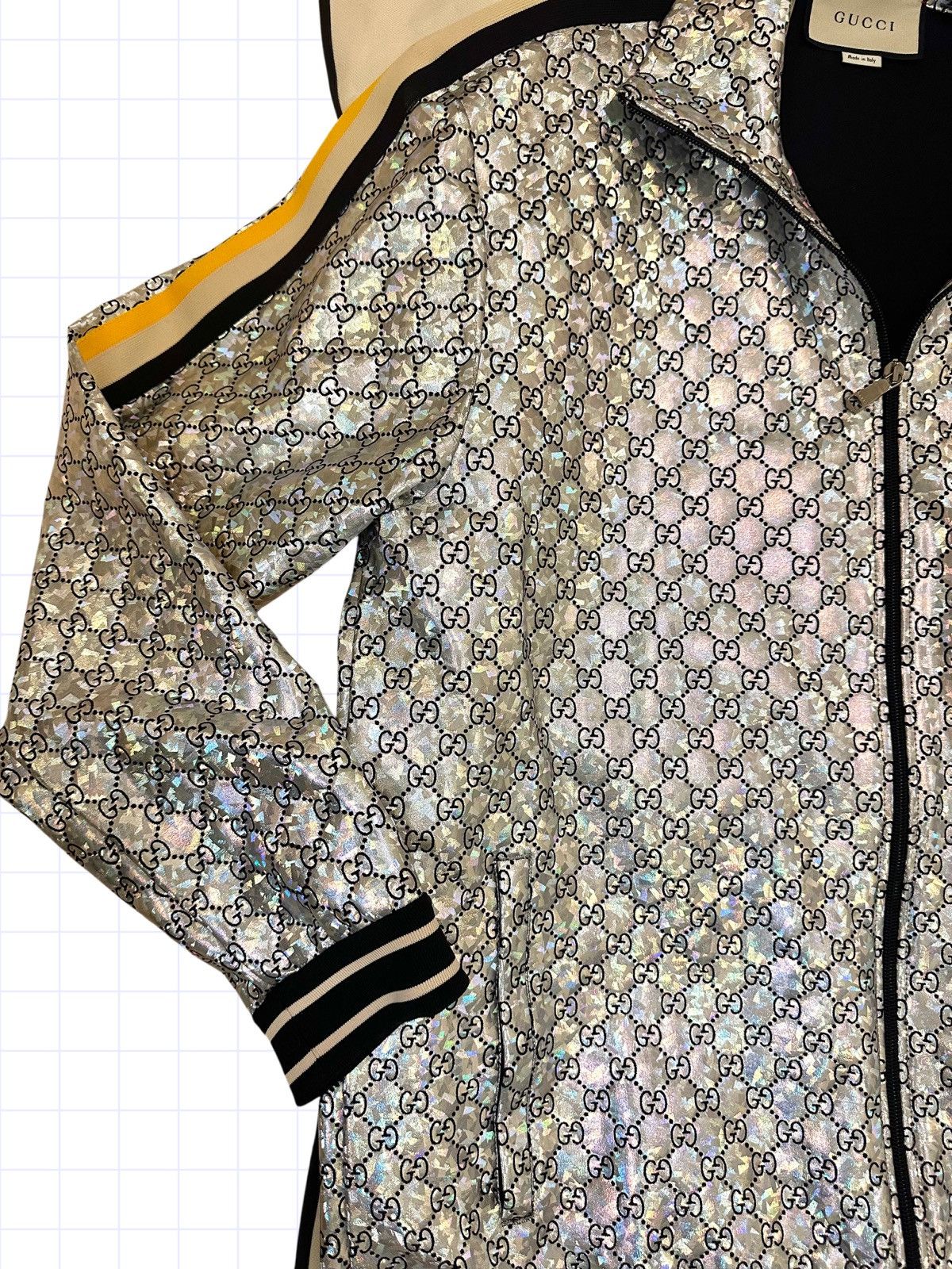 Gucci Gucci Holographic Monogram Track Jacket XL Size US XL / EU 56 / 4 - 4 Thumbnail
