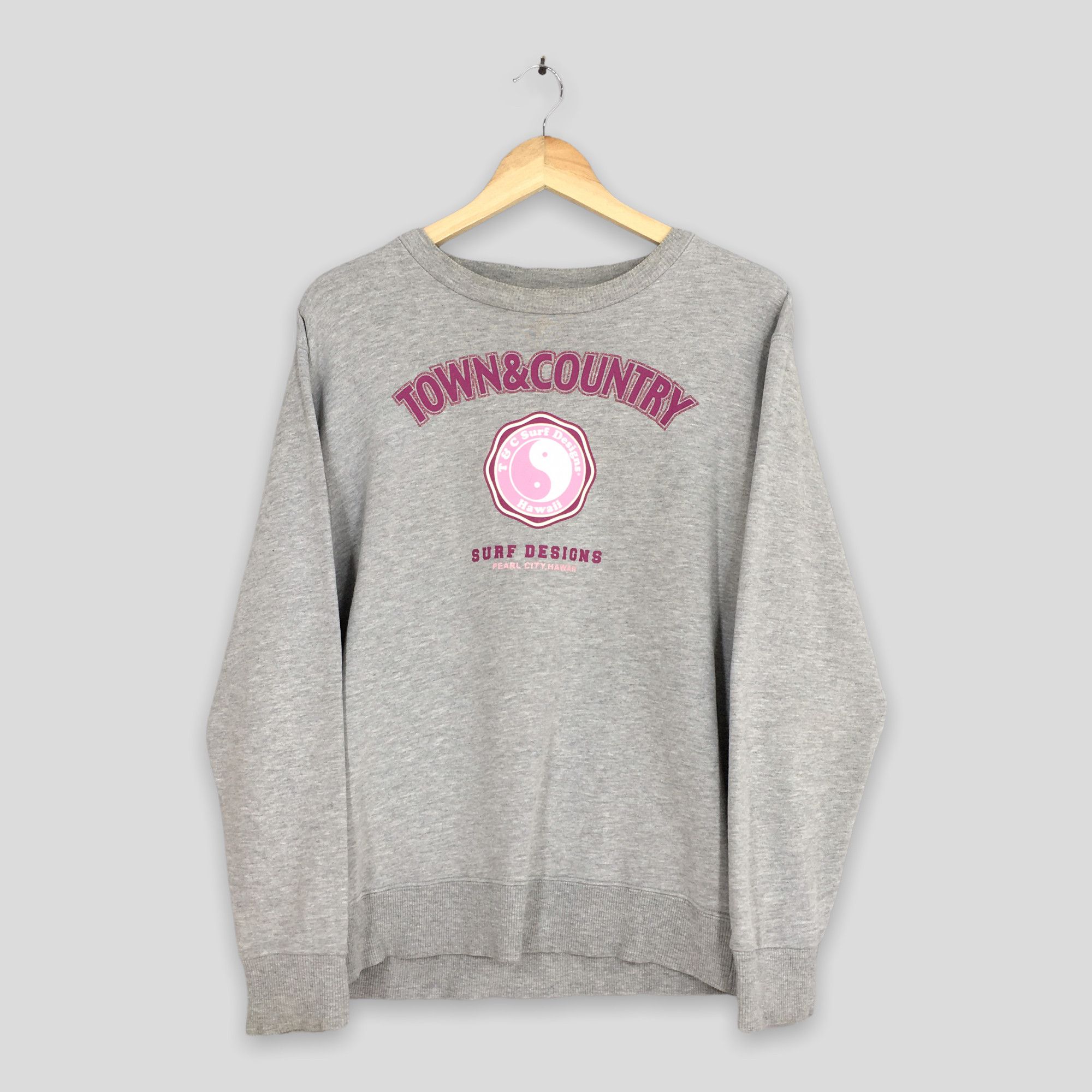Billabong × Quiksilver Vintage 90s T&C Surf Designs Sweatshirt Medium Size US M / EU 48-50 / 2 - 1 Thumbnail