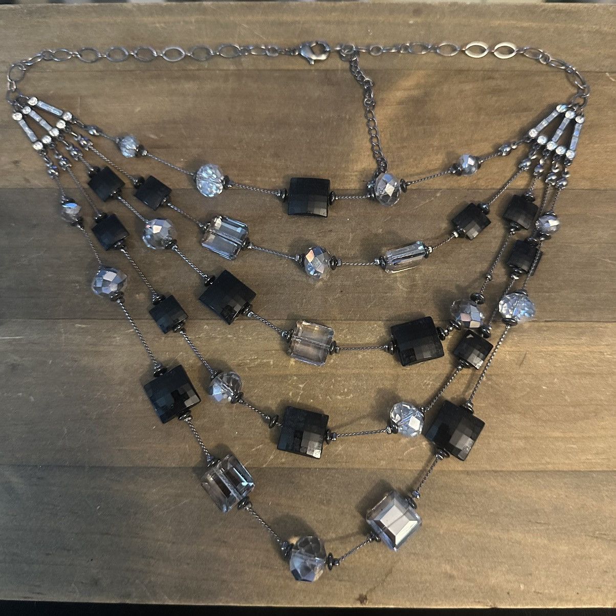 Other Multi chain layered stationed glass bead necklace Size ONE SIZE - 2 Thumbnail
