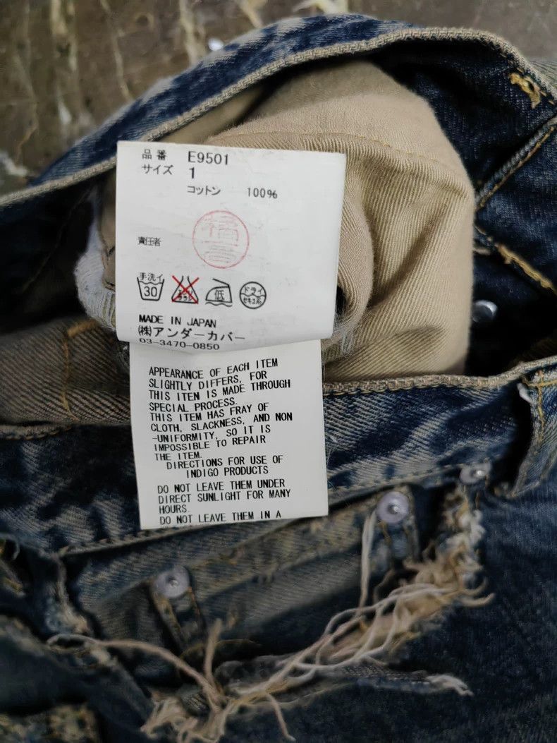 Undercover UNDERCOVER size 1 68 Blue Line Jeans 2505-Nextarrow Size US 28 / EU 44 - 7 Thumbnail