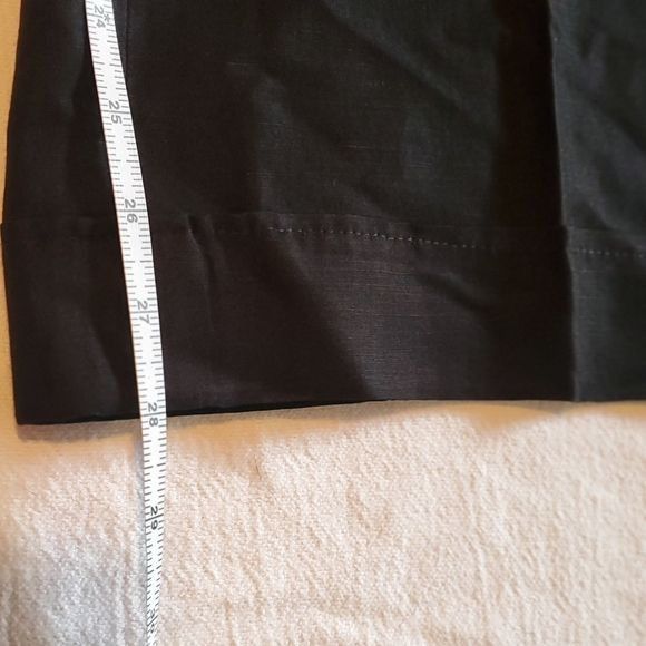 Ann Taylor Ann Taylor Loft Black Linen Lined Sz. 10 Pants Size 32" / US 10 / IT 46 - 11 Thumbnail