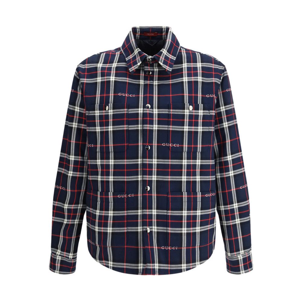 Gucci Gucci BLUE Jackets - Shirt Jackets Size US XXL / EU 58 / 5 - 1 Thumbnail