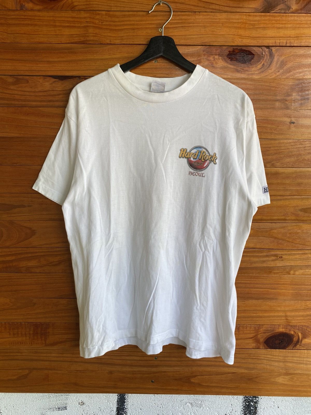 Hard Rock Cafe Vintage Hard Rock Cafe Seoul T-Shirt White 90s Collectible Size US M / EU 48-50 / 2 - 9 Thumbnail