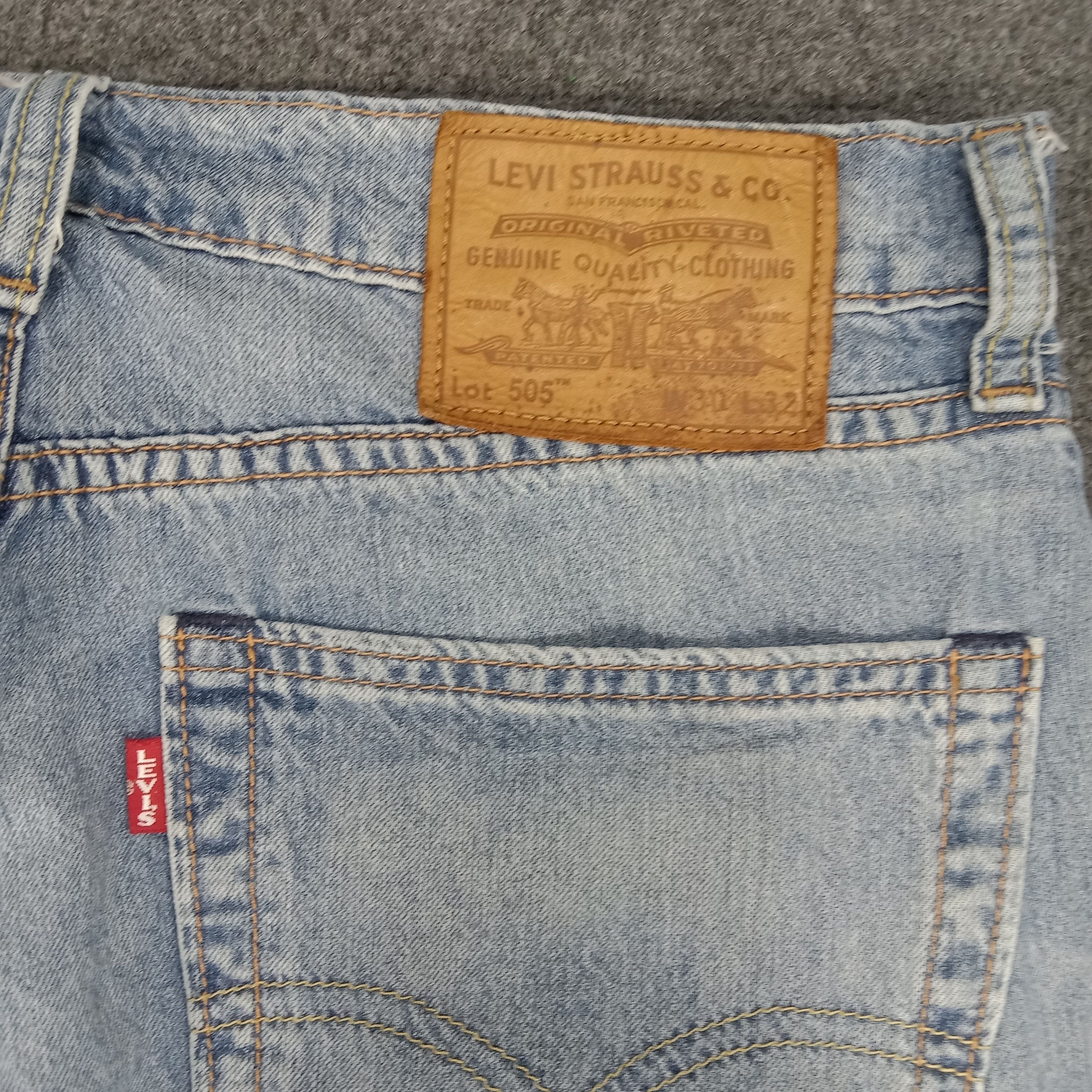 Levi's × Vintage Levi's American Distressed Style Denim Jeans Size US 30 / EU 46 - 8 Thumbnail