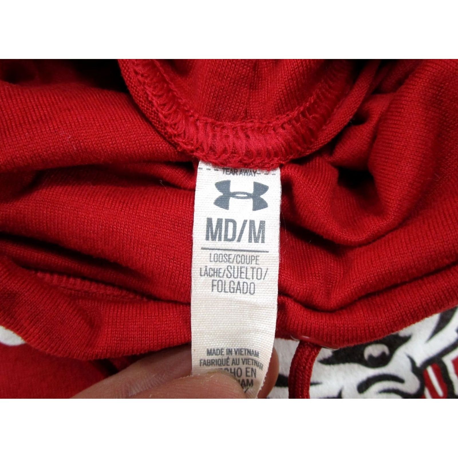 Under Armour Under Armour Wisconsin Badgers Womens Cowl Neck Long Sleeve Top Size M NCAA Red Cotton Blouse Shirt Mens? Size M / US 6-8 / IT 42-44 - 3 Thumbnail