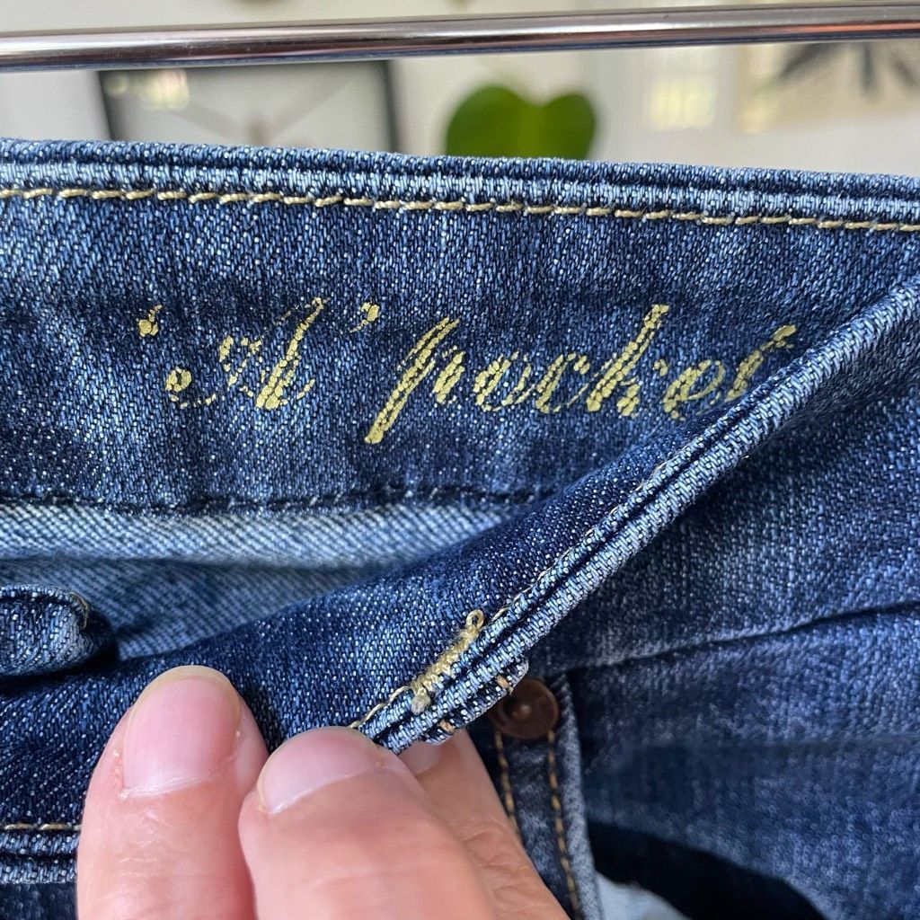 7 For All Mankind 7 For All Mankind A Pocket Bootcut Jeans 27 Size 27" / US 4 / IT 40 - 7 Thumbnail