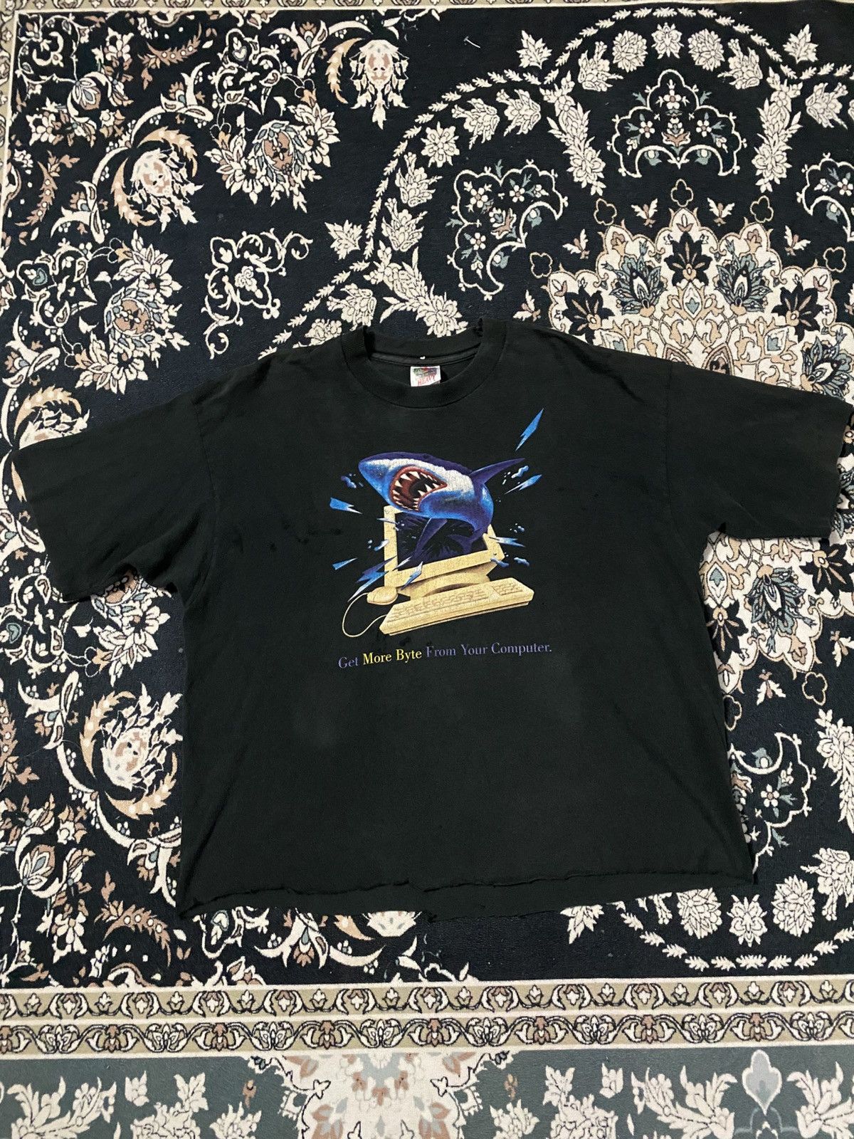 Apple × Vintage Vintage apple tee 90’s tech Size US L / EU 52-54 / 3 - 1 Thumbnail