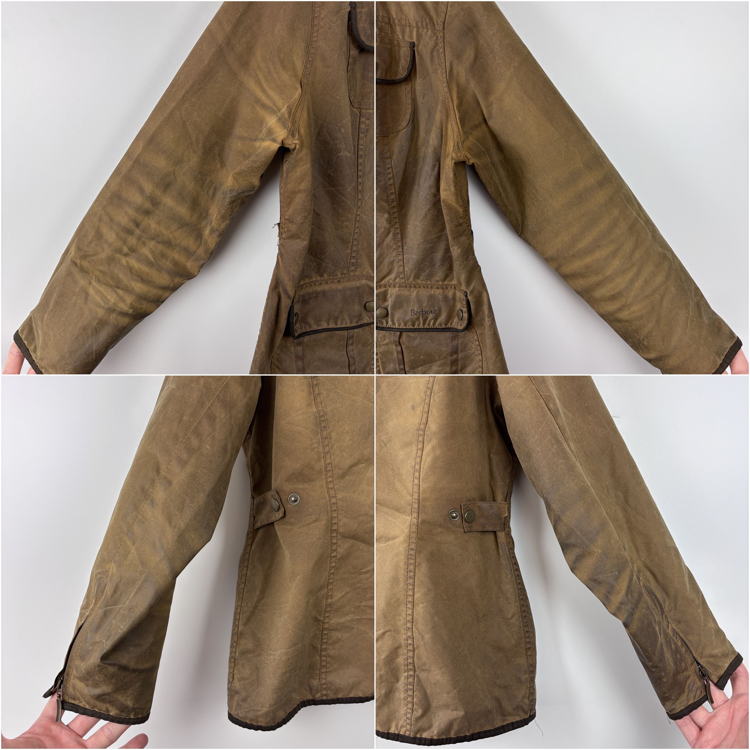 Barbour Barbour Ladies Utility Wax Jacket Brown Size UK 18 Size XL / US 12-14 / IT 48-50 - 6 Thumbnail
