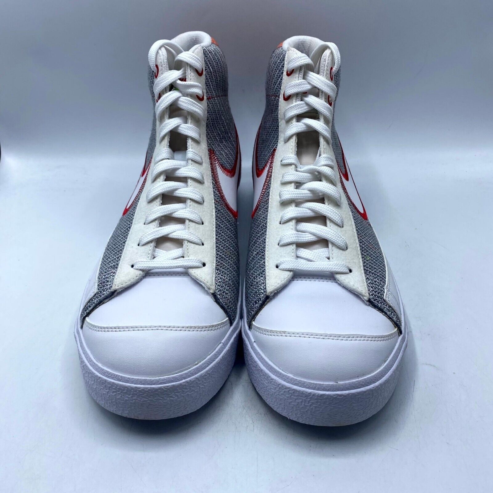 Nike NEW Nike Blazer Mid '77 Men's Gray White Red CW5838-022 Size US 14 / EU 47 - 4 Thumbnail