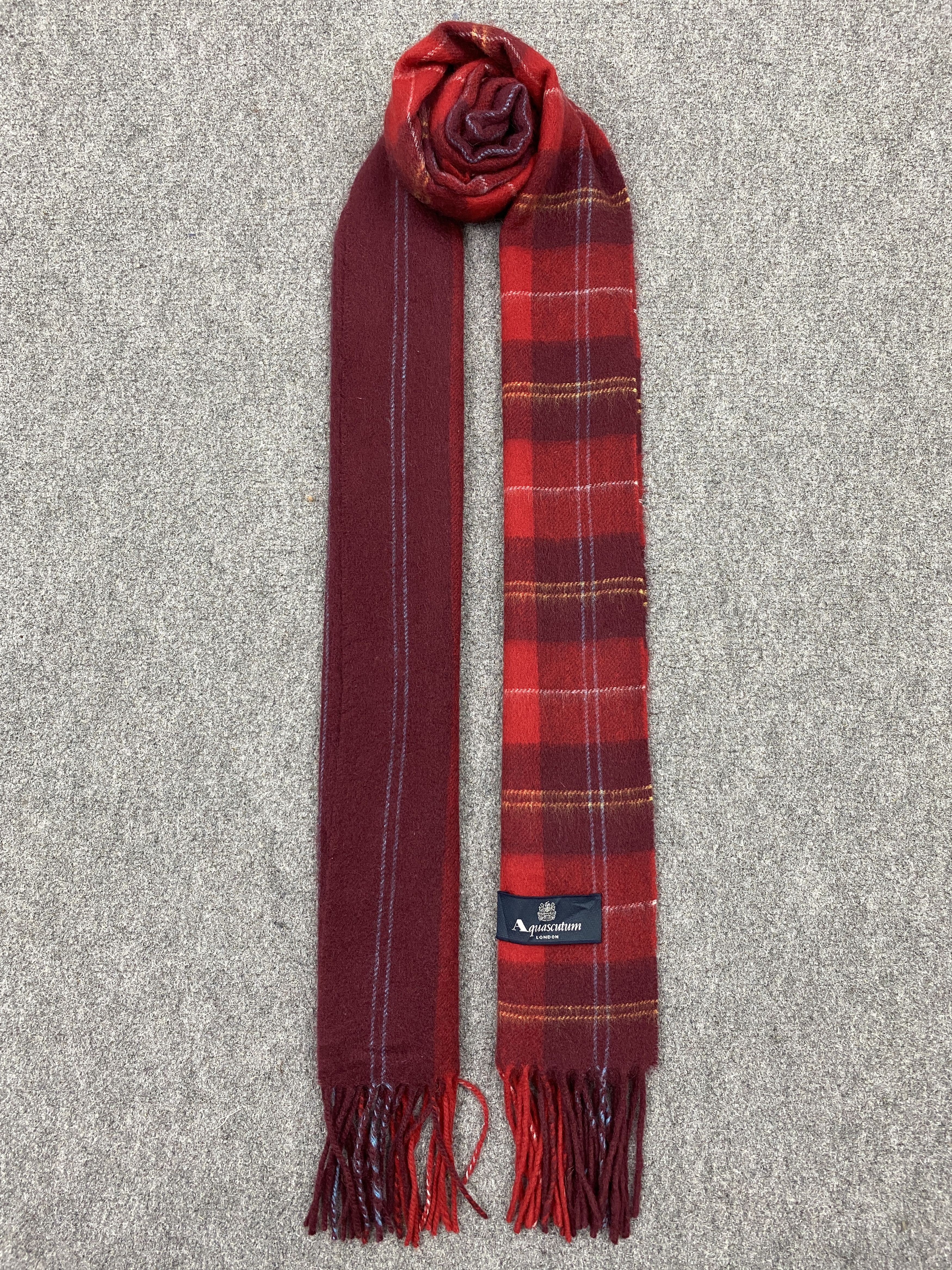 Aquascutum Aquascutum Scarf Muffler Cashmere Neckwear - SC0115 Size ONE SIZE - 2 Thumbnail