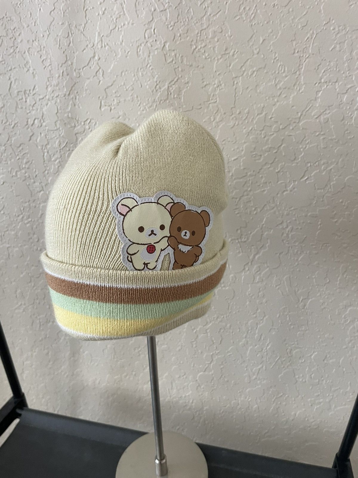 Japanese Brand RilaKKuma 2 Teddy bears Beanie Size ONE SIZE - 2 Thumbnail