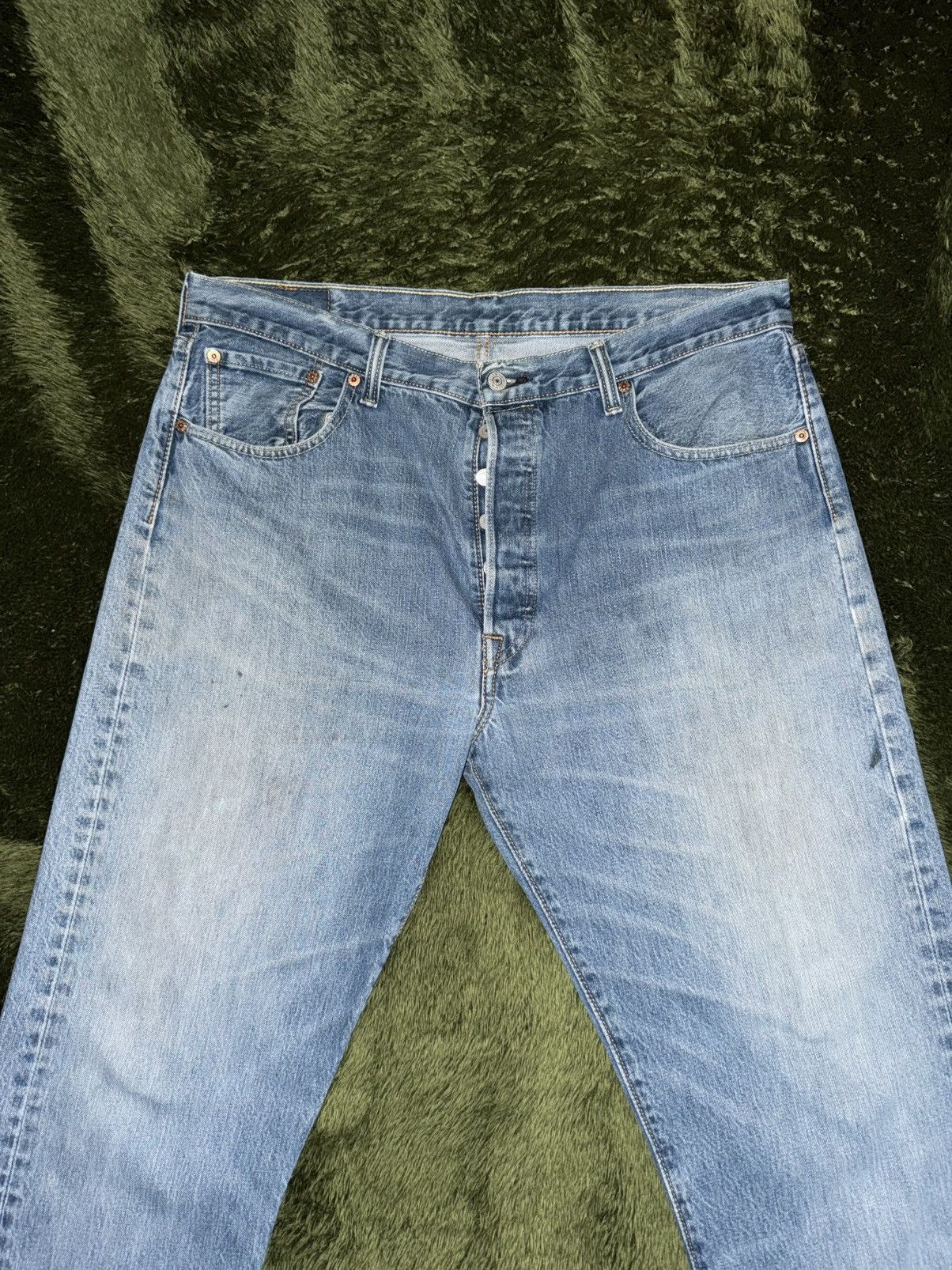 Levi's [W36/L32] Levi’s 501 Blank Tab Vintage Washed Denim Pants Size US 36 / EU 52 - 5 Thumbnail