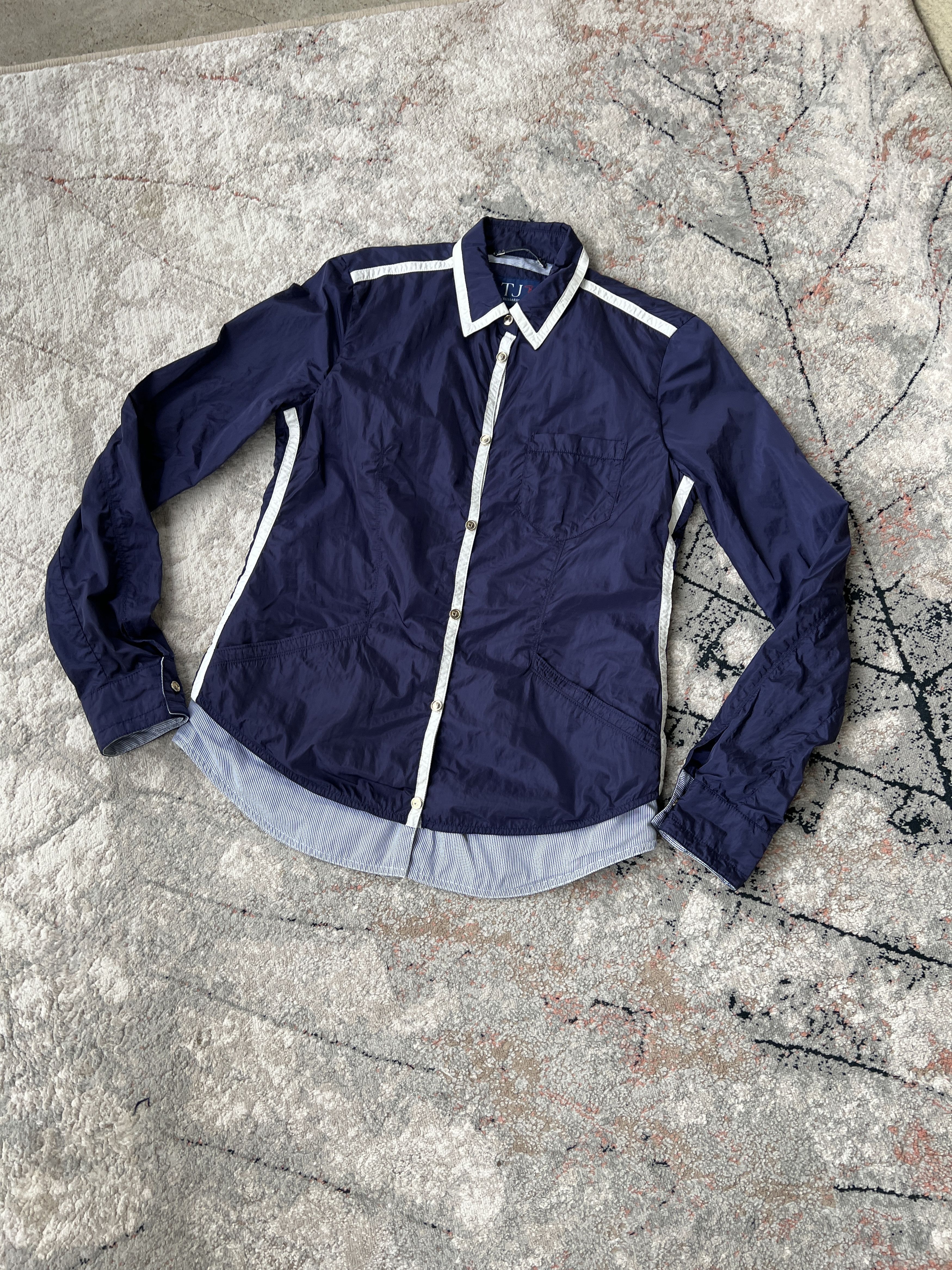 Trussardi Trussardi Jeans Nylon jacket Size S / US 4 / IT 40 - 1 Thumbnail