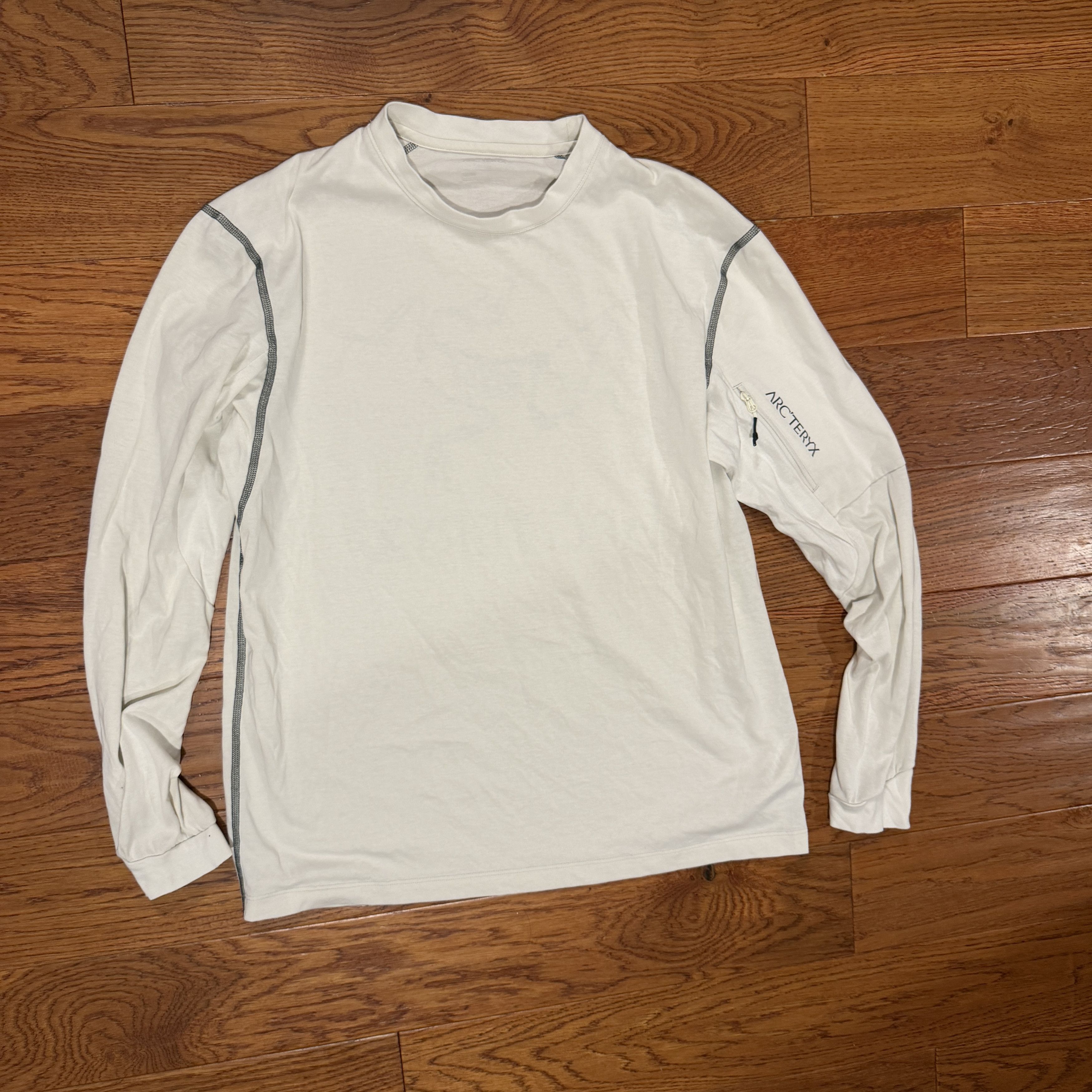 Arc'teryx System_A Copal LS T-Shirt, Chalk Size US M / EU 48-50 / 2 - 2 Thumbnail