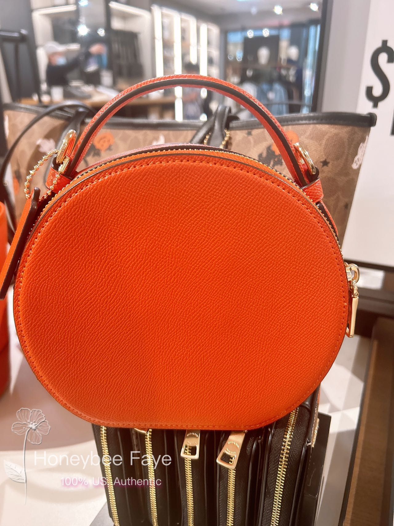 Coach Canteen Crossbody Bag With Halloween Pumpkin Print CW468 Size ONE SIZE - 4 Thumbnail