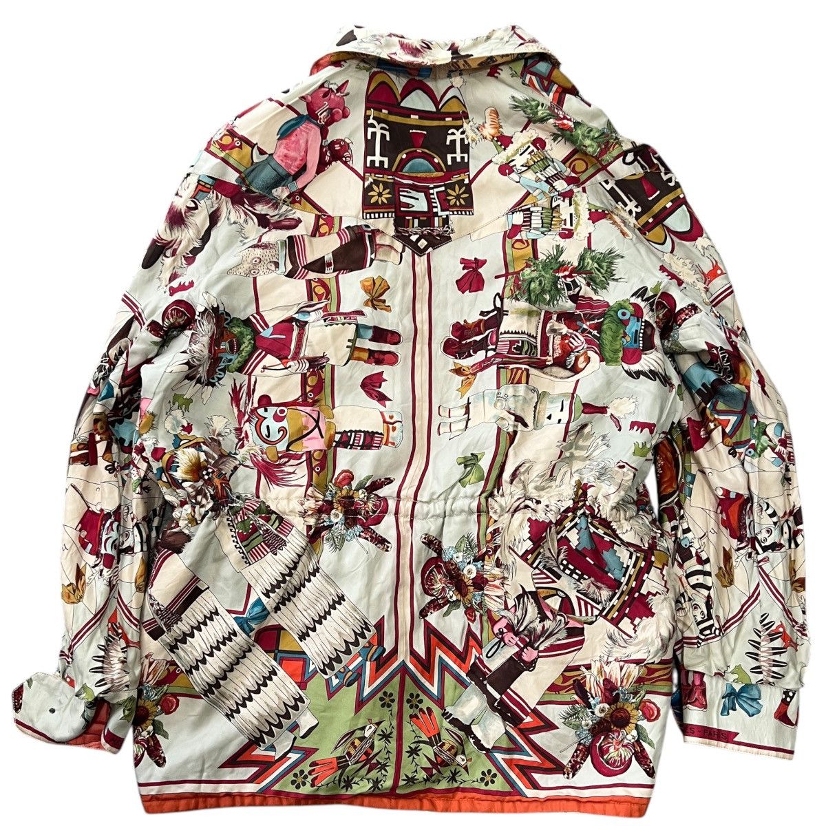 Hermes HERMES 90s MARGIELA Vintage Reversible Silk Jacket Size US XS / EU 42 / 0 - 14 Thumbnail
