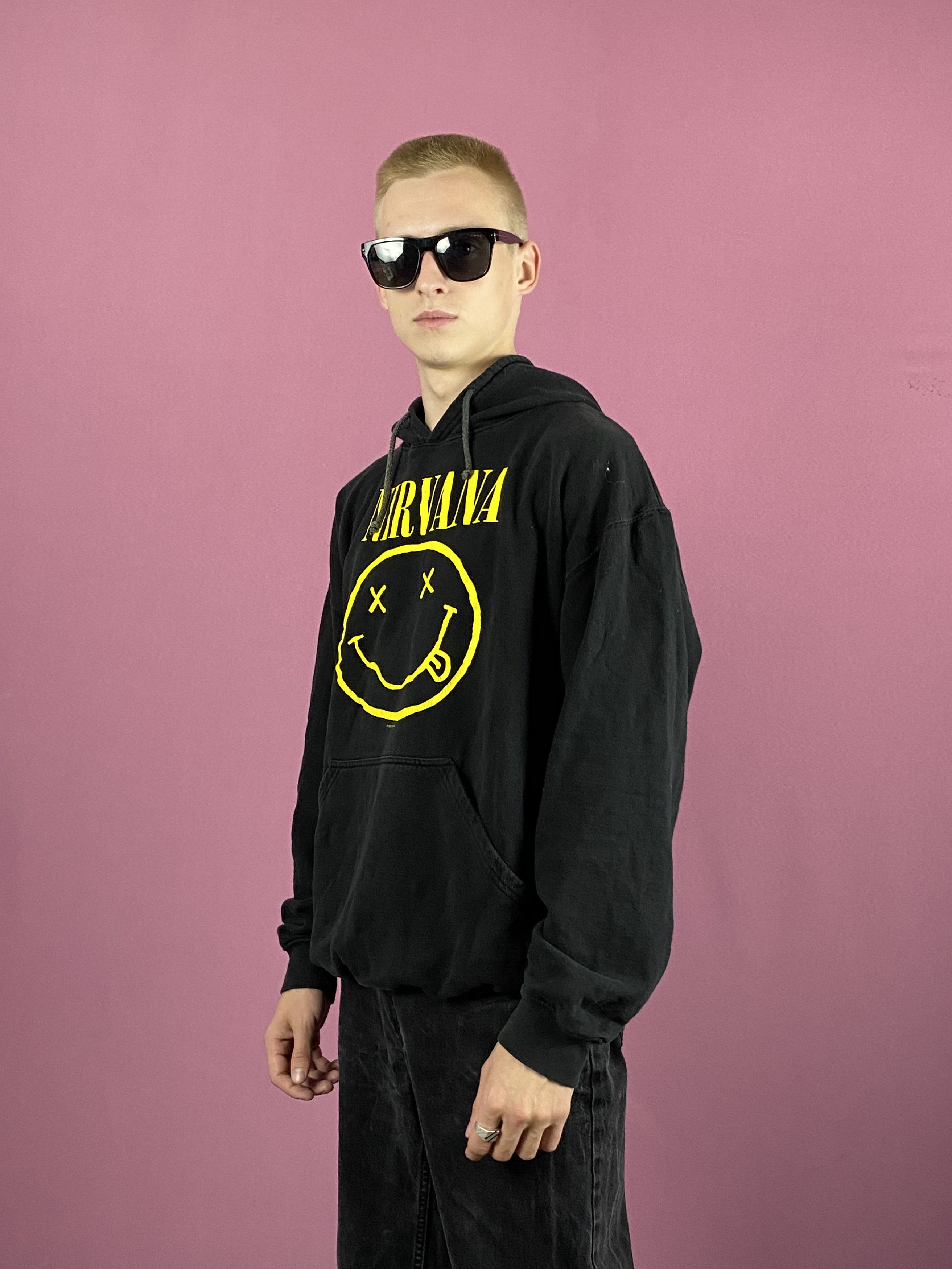 Vintage Nirvana Vintage Men's Hoodie - Size L Size US L / EU 52-54 / 3 - 2 Thumbnail