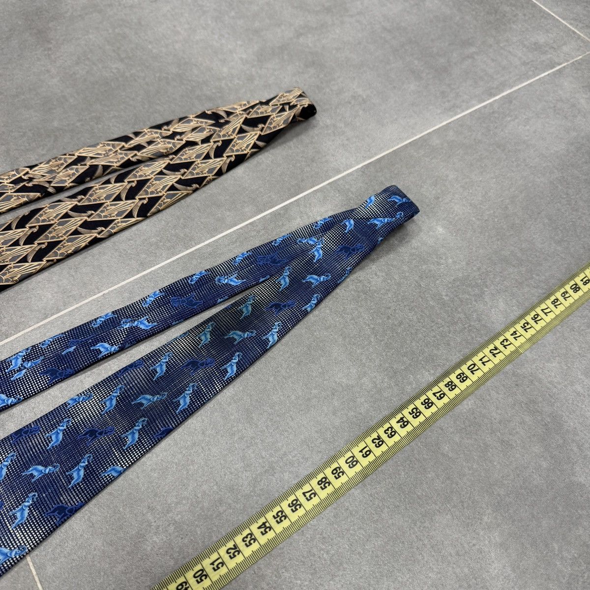 Lanvin × Vintage Vintage Lanvin Paris Silk Ties x2 Size ONE SIZE - 4 Thumbnail