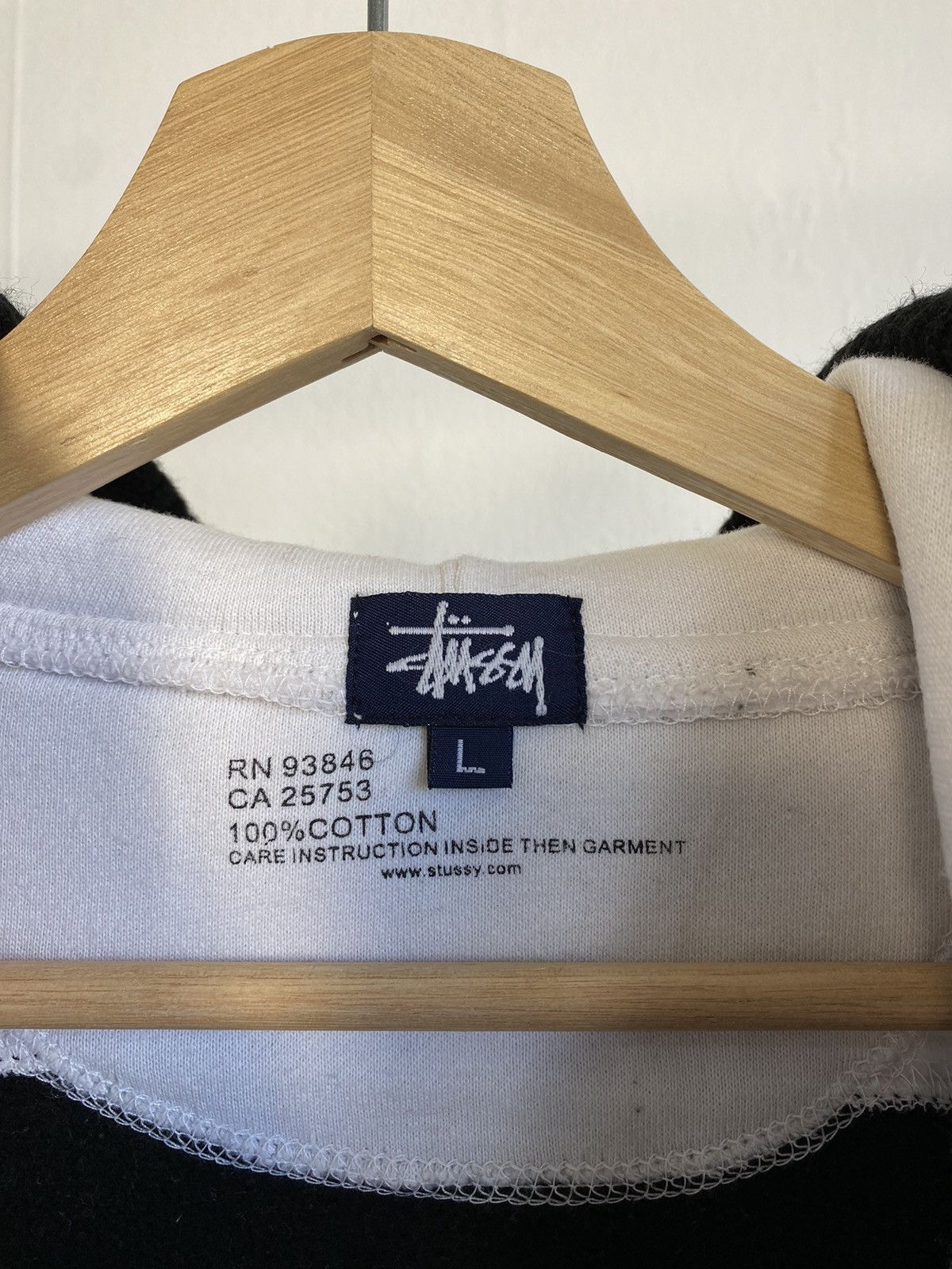 Stussy × Vintage Vintage 90s Stüssy Hoodie Size US L / EU 52-54 / 3 - 7 Thumbnail