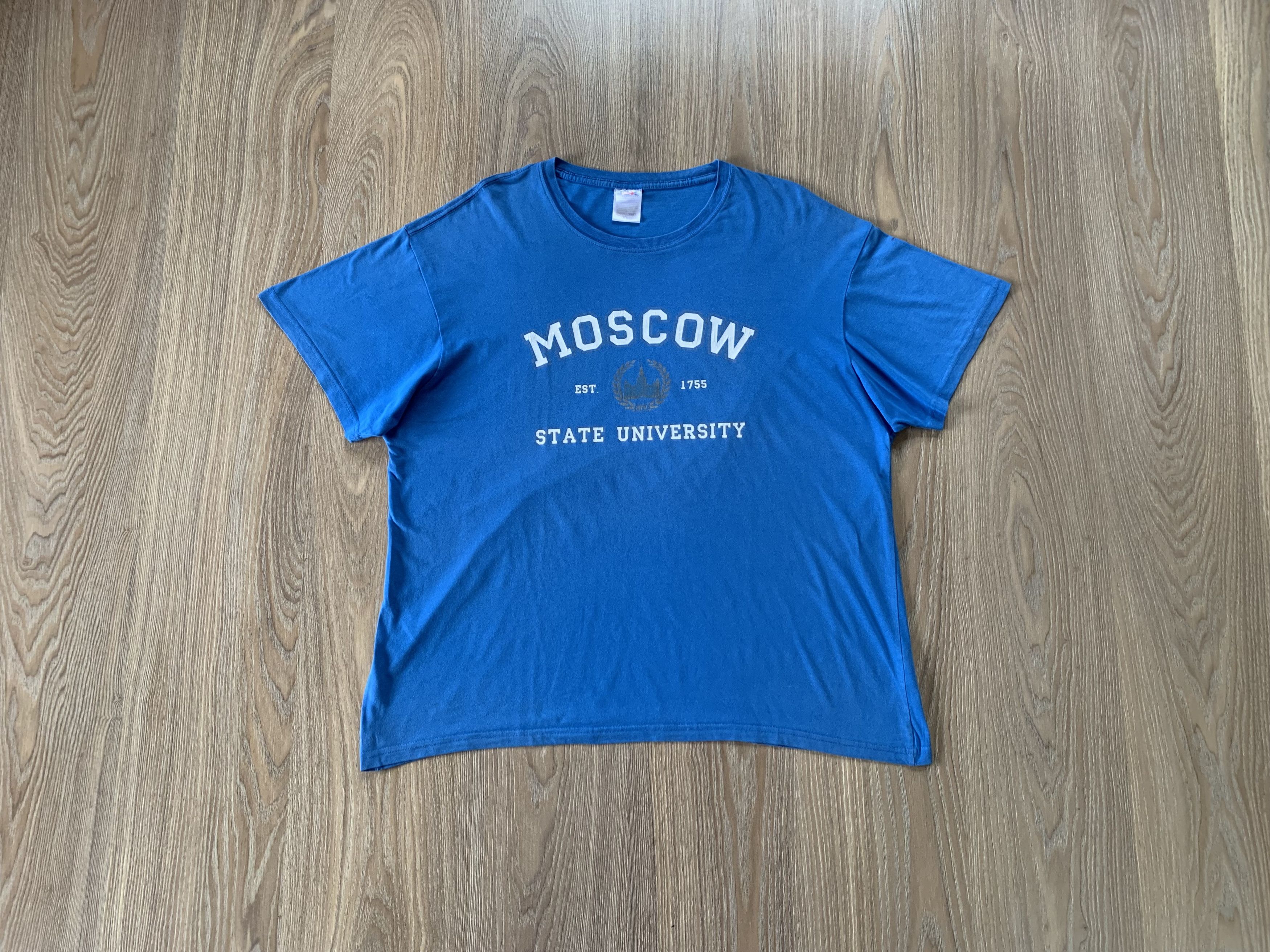 Other Rare Vintage Moscow State University Cotton T Shirt Size US XL / EU 56 / 4 - 1 Thumbnail