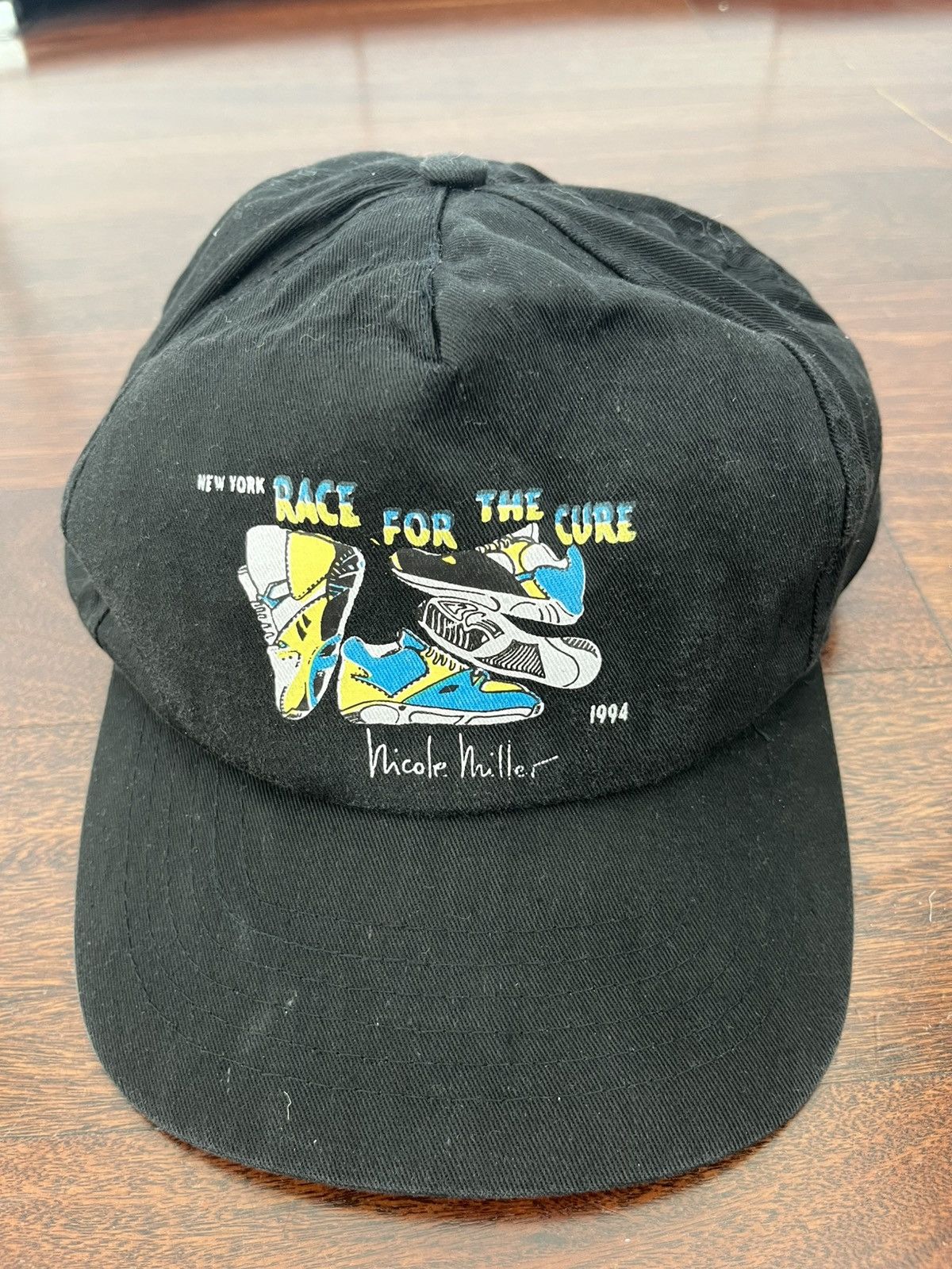 Nicole Miller × Vintage Vintage Nicole Miller 1994 Race For The Cure Baseball Cap Size ONE SIZE - 1 Thumbnail