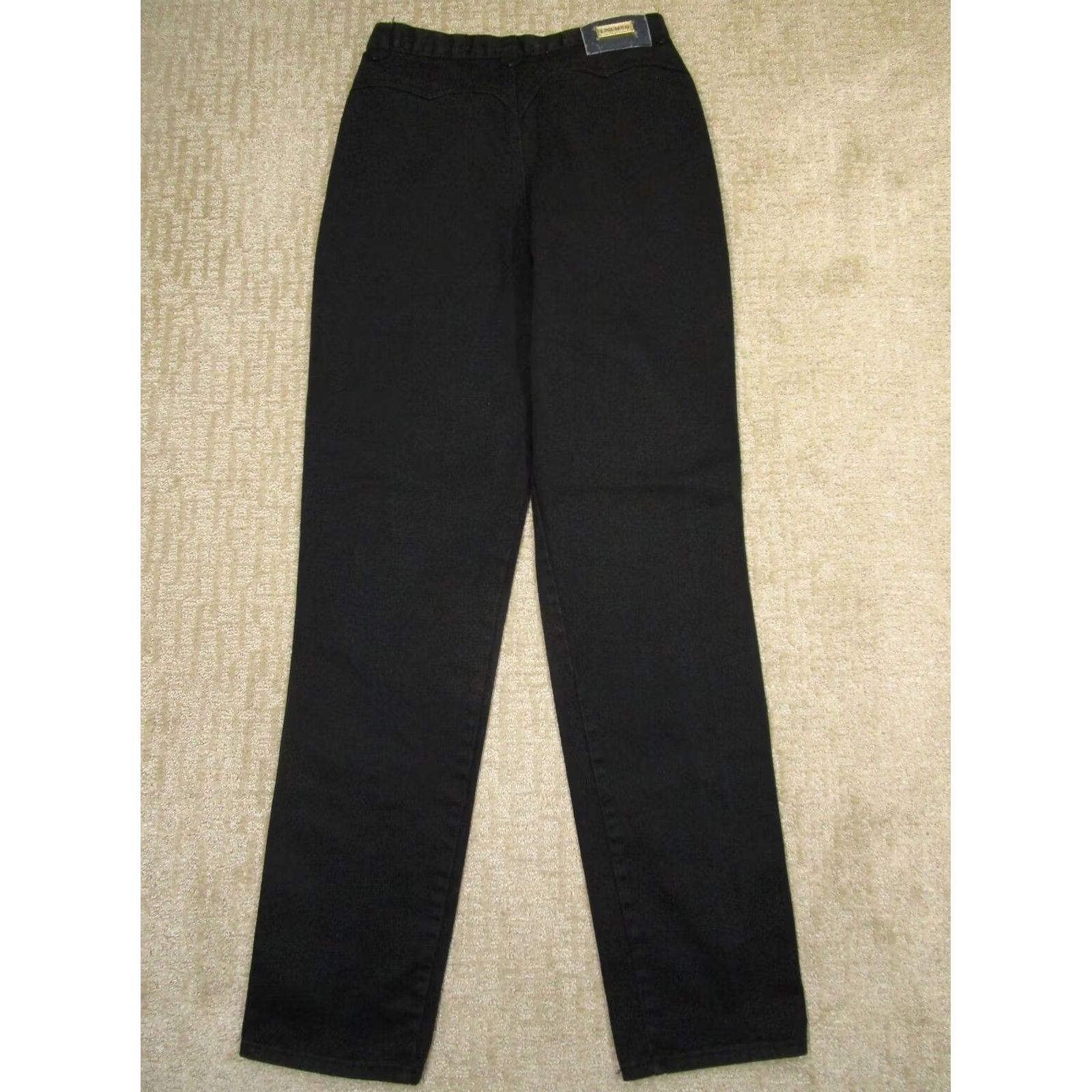 Vintage VINTAGE Lawman Jeans Women 30 Black High Rise Bareback Western Pants Riding Jeans 90s Cowboy Retro 36in Inseam Regular Fit Mens Women Girls Size 36" / US 14 / IT 50 - 3 Thumbnail
