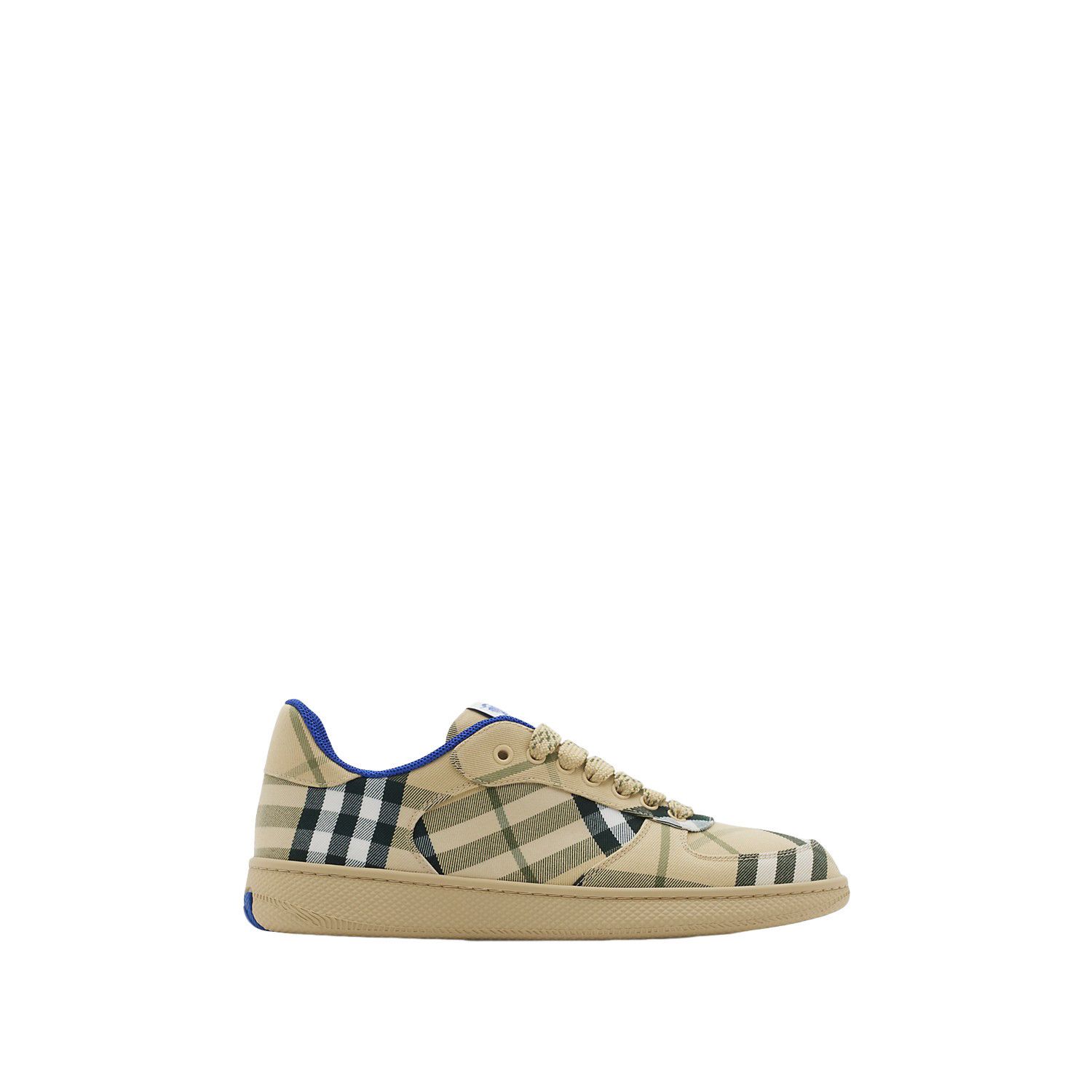 BURBERRY Terrace $750 Grain Check Sneakers New And Authentic