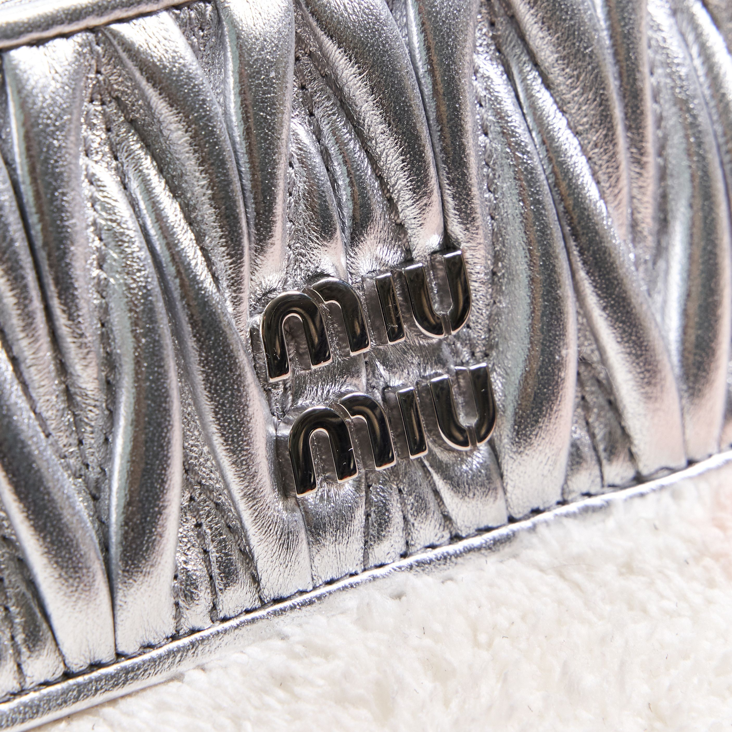 Miu Miu MIU MIU Matelassé Nappa Leather Card Holder Size ONE SIZE - 4 Thumbnail