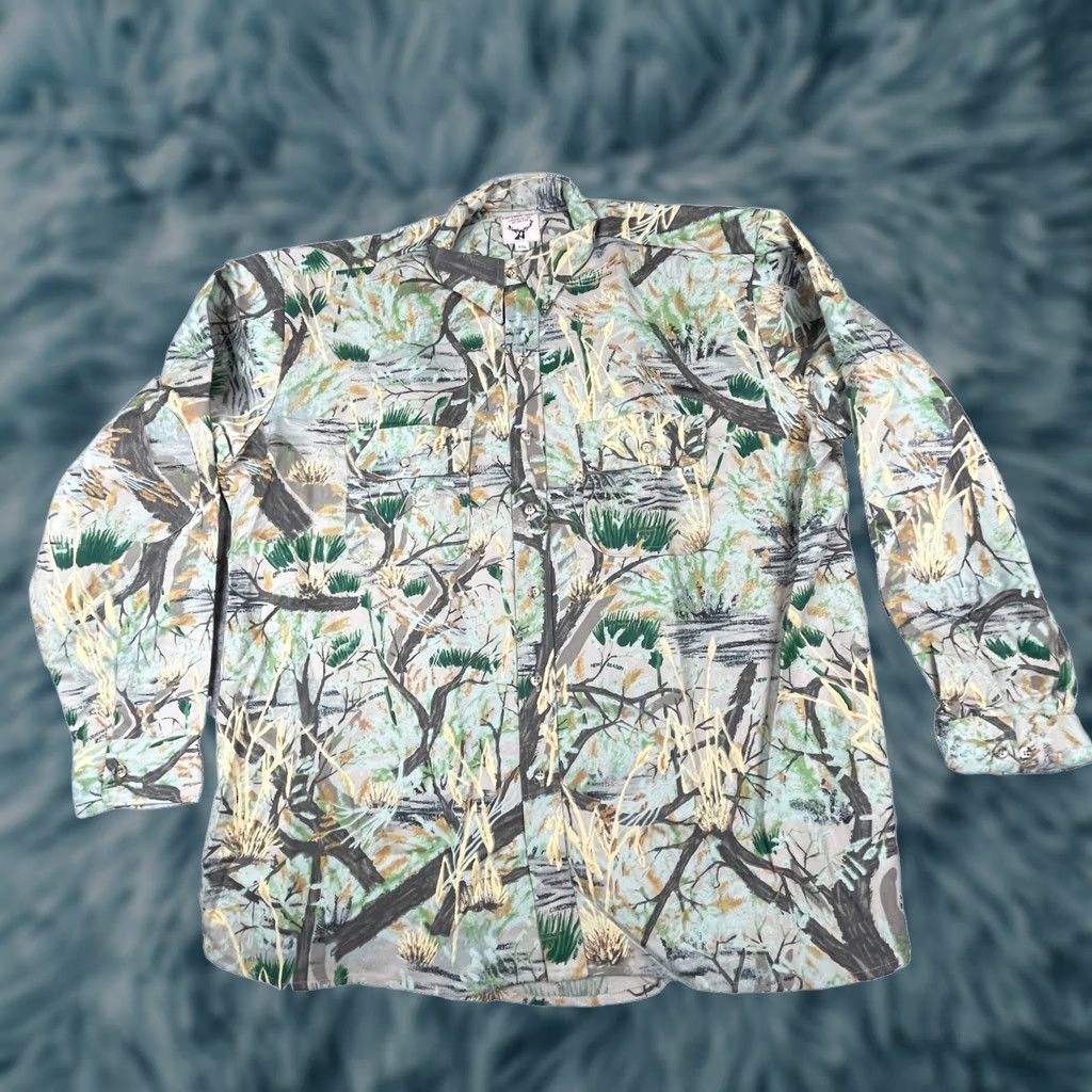 Vintage VINTAGE Everywear West Camouflage Shirt Mens 2XL Winter Fall Spring Long Sleeve Button-Up Chest 56 Outdoor Hunting NWOT Size US XXL / EU 58 / 5 - 1 Thumbnail