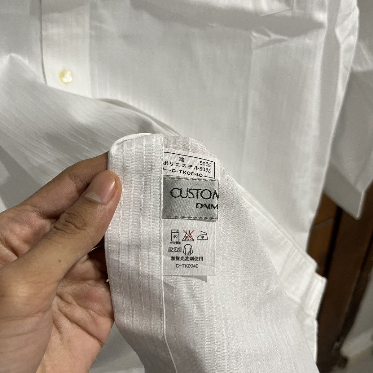 Pierre Balmain Pierre Balmain - White Minimalist Formal Shirt Size US L / EU 52-54 / 3 - 5 Thumbnail