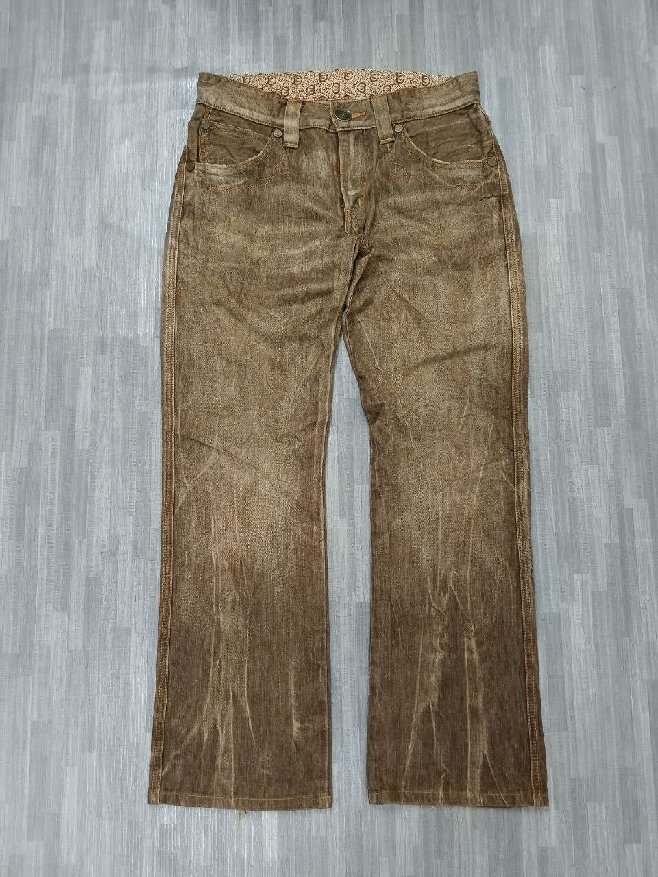 Edwin SiCK WASHED BROWN ⚡ EDWIN DENIM PANTS Size US 30 / EU 46 - 2 Thumbnail
