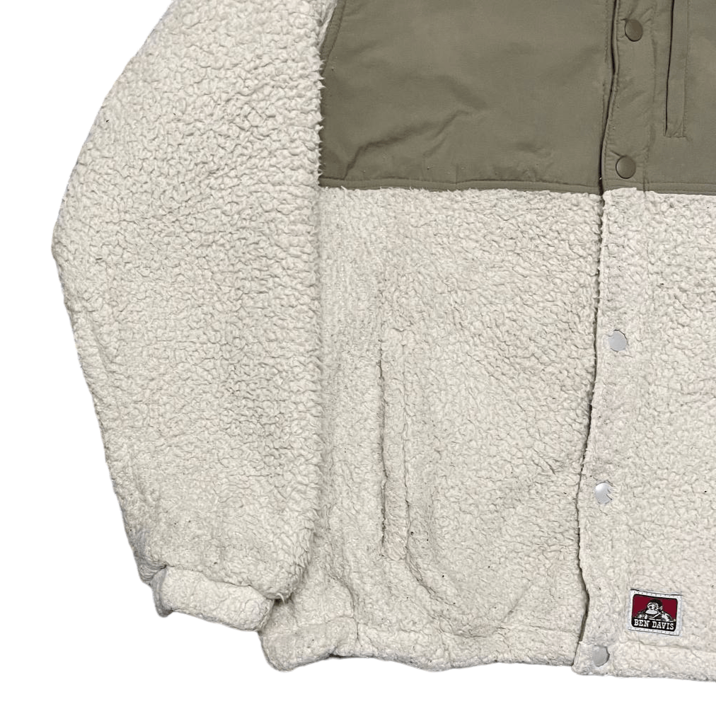 Ben Davis Vintage Ben Davis Fleece Hooded Jacket Size US M / EU 48-50 / 2 - 3 Thumbnail
