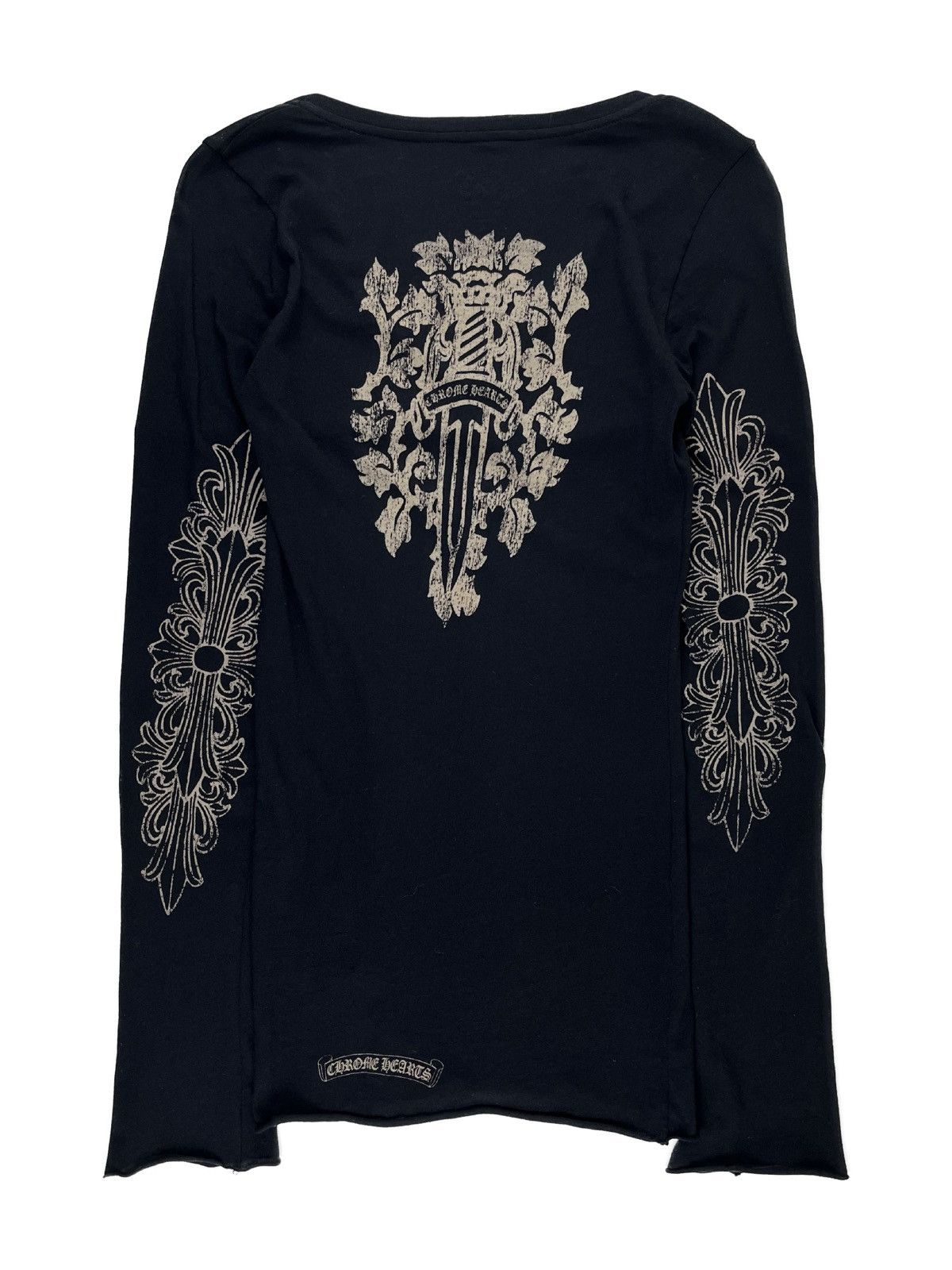 Chrome Hearts × Vintage Chrome Hearts Vintage Floral Cross Logo 