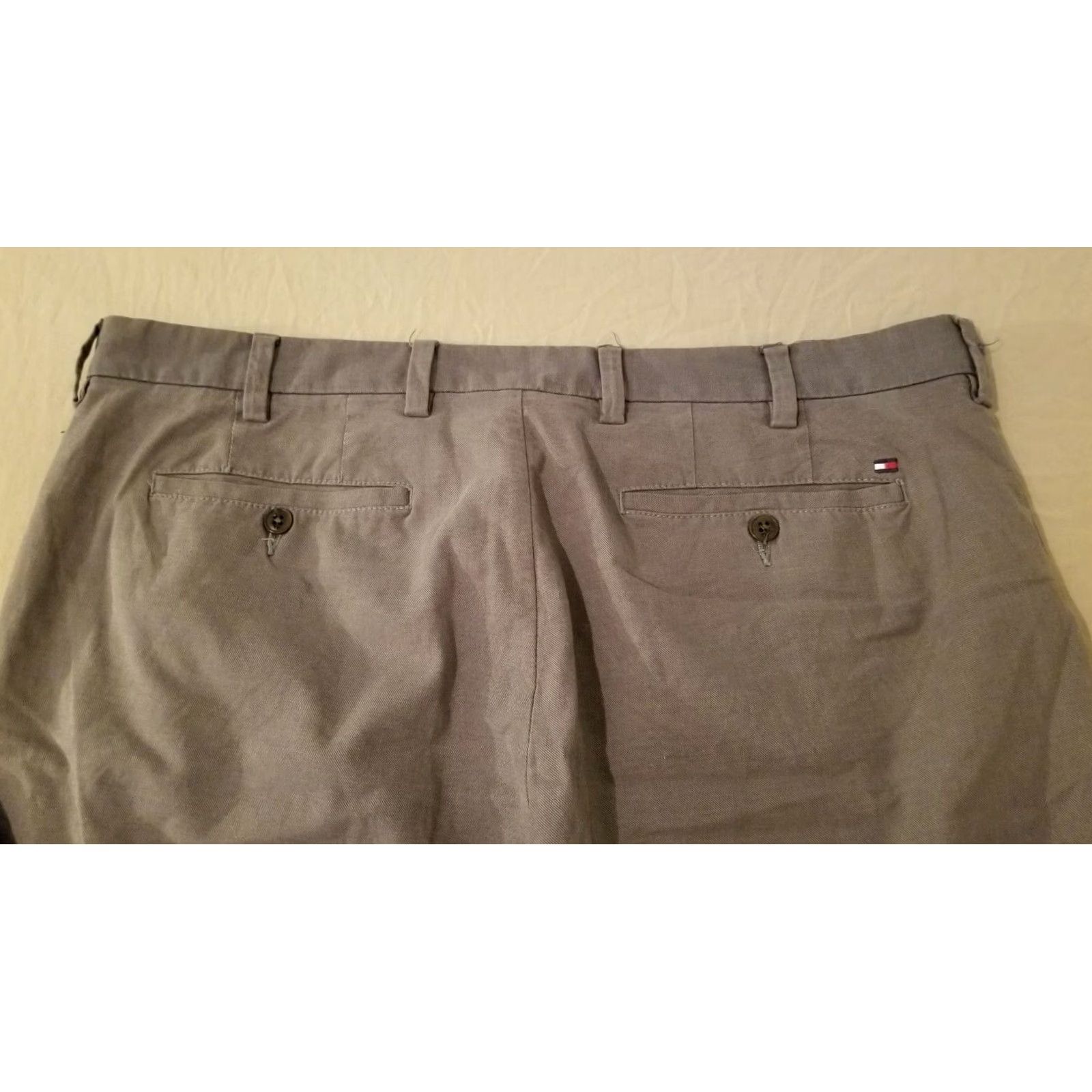 Tommy Hilfiger Tommy Hilfiger Pants Chino 38x34 Gray Cotton Slacks Trouser Mens Regular Inseam 34 Size US 38 / EU 54 - 2 Thumbnail